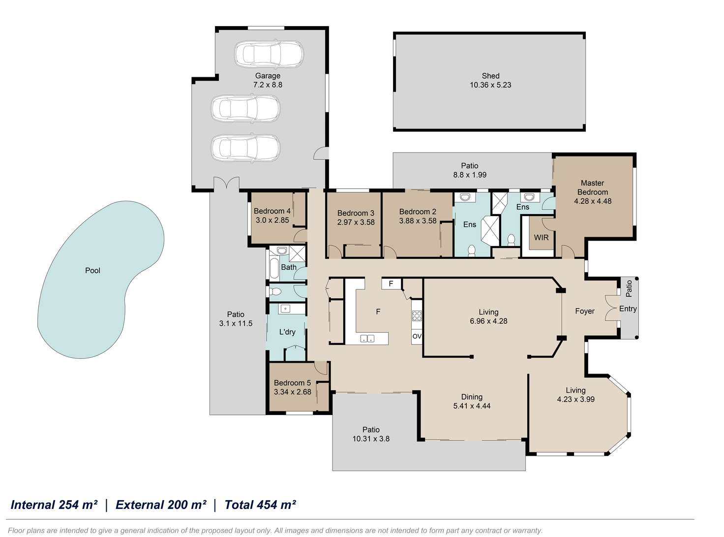 Floorplan of Homely house listing, 3 Snow Wood Drive, Eatons Hill QLD 4037