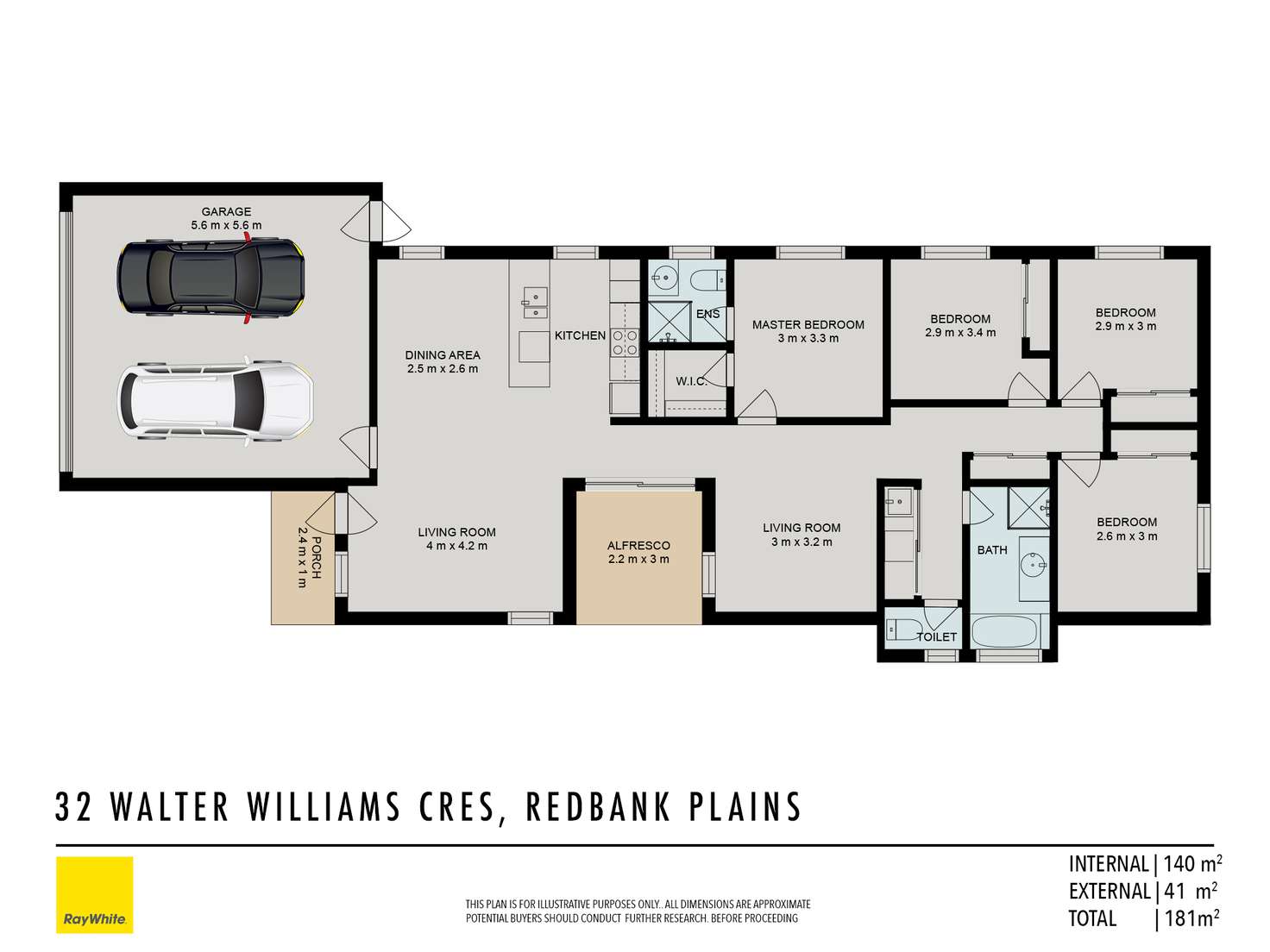 Floorplan of Homely house listing, 32 Walter Williams Crescent, Redbank Plains QLD 4301