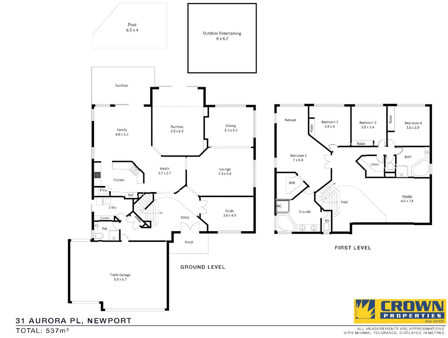 Floorplan of Homely house listing, 31 Aurora Place, Newport QLD 4020