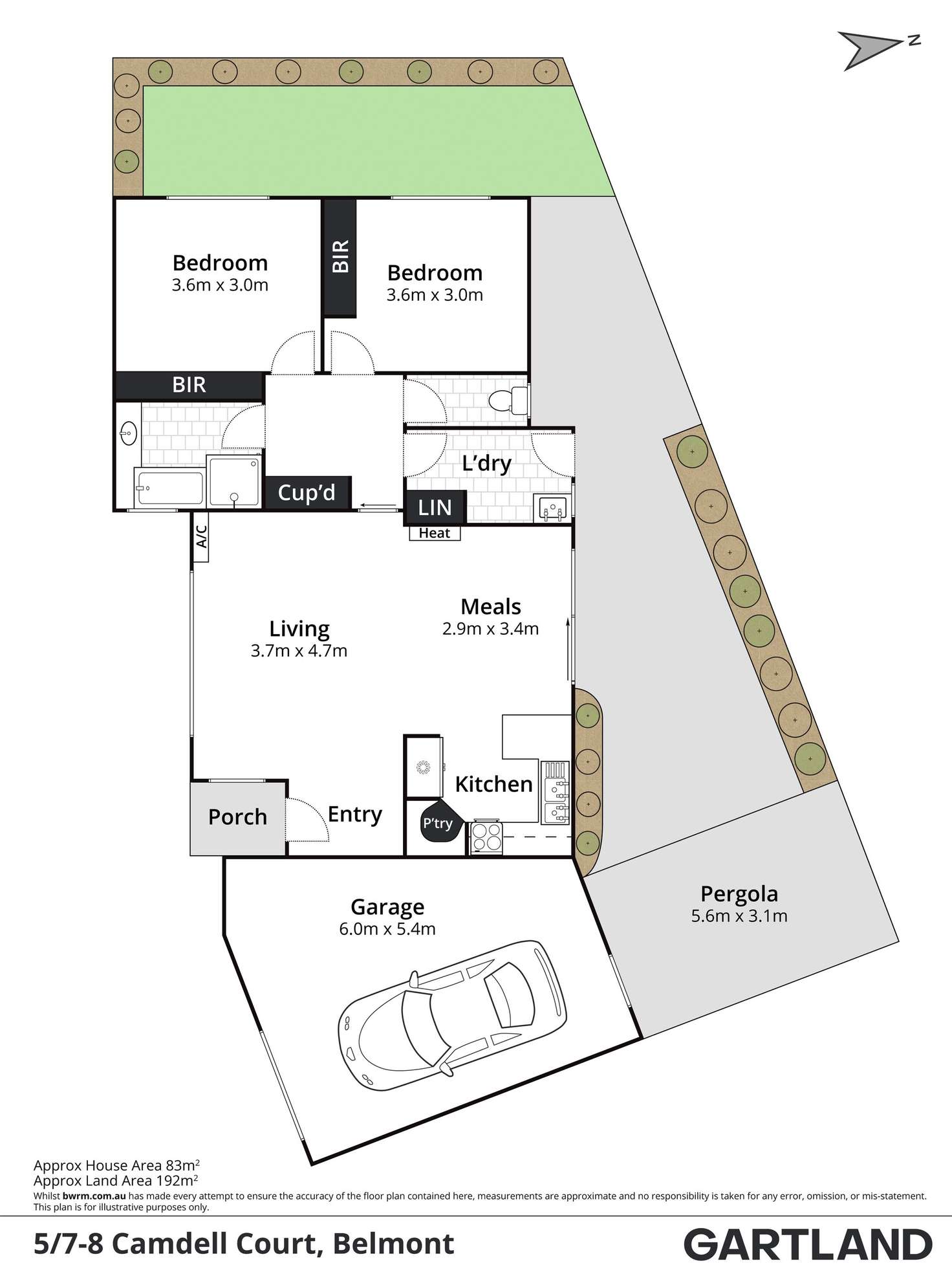 Floorplan of Homely house listing, 5/7-8 Camdell Court, Belmont VIC 3216