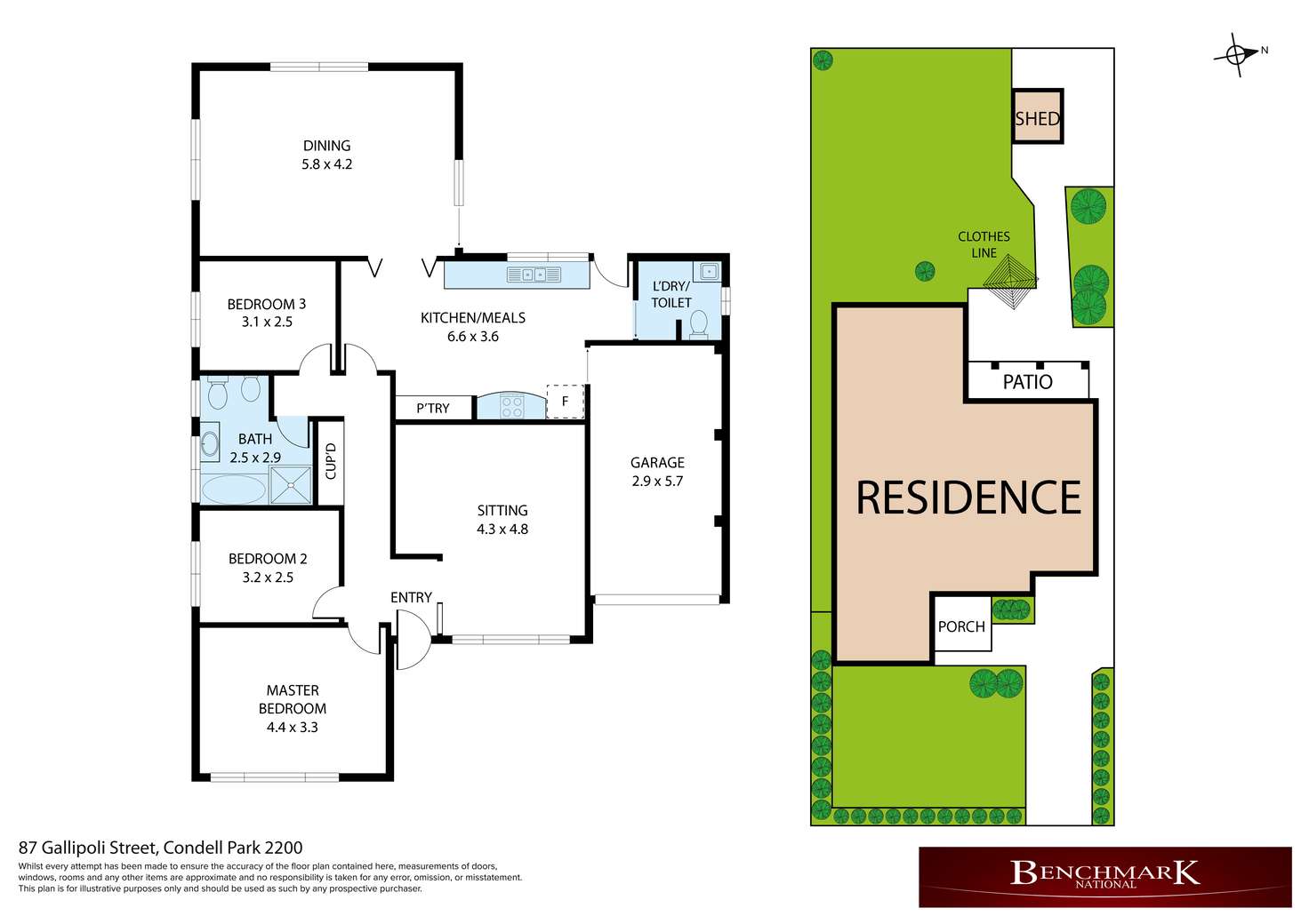 Floorplan of Homely house listing, 87 Gallipoli Street, Condell Park NSW 2200