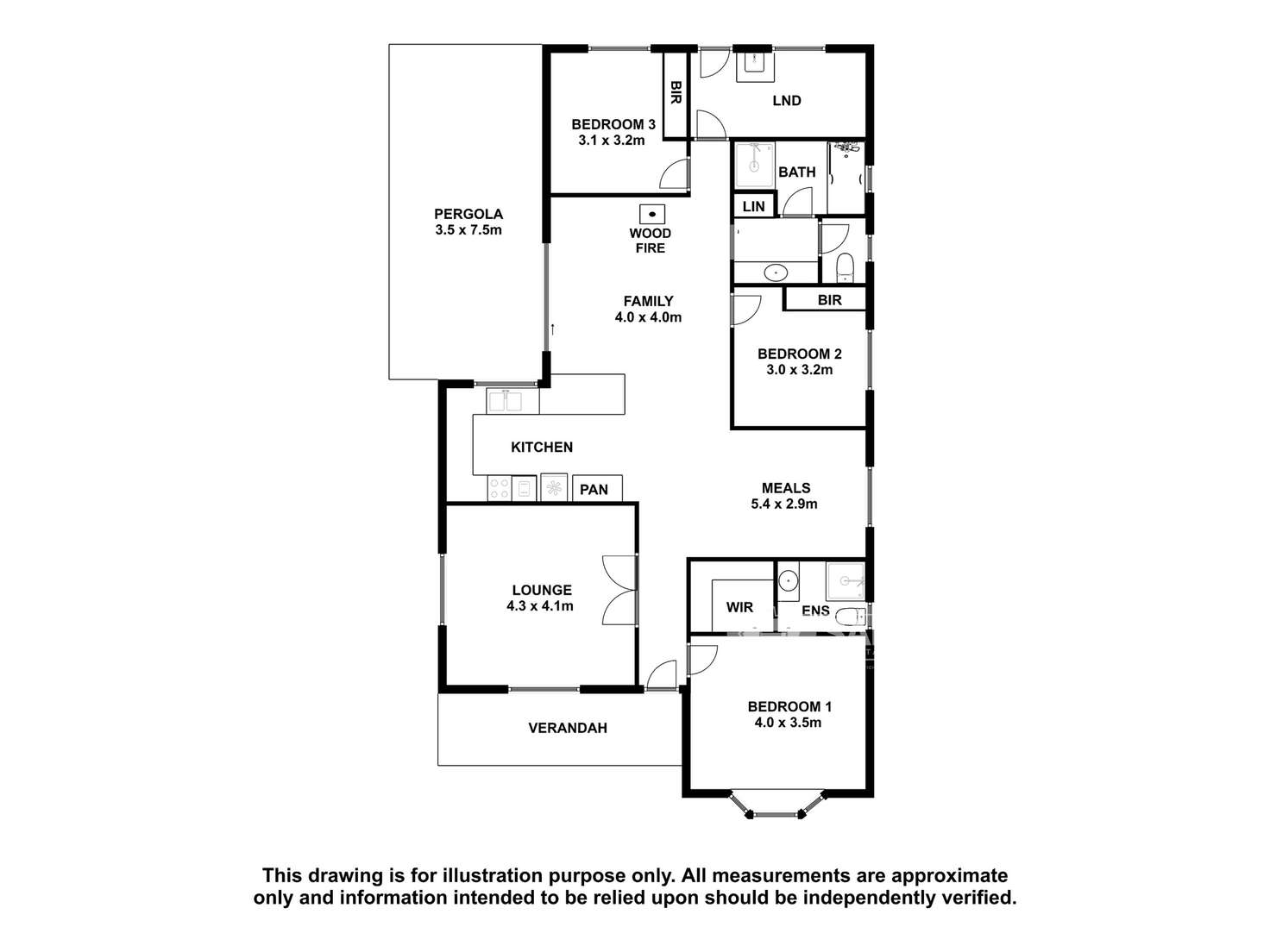 Floorplan of Homely house listing, 50 Kerslake Street, Bordertown SA 5268
