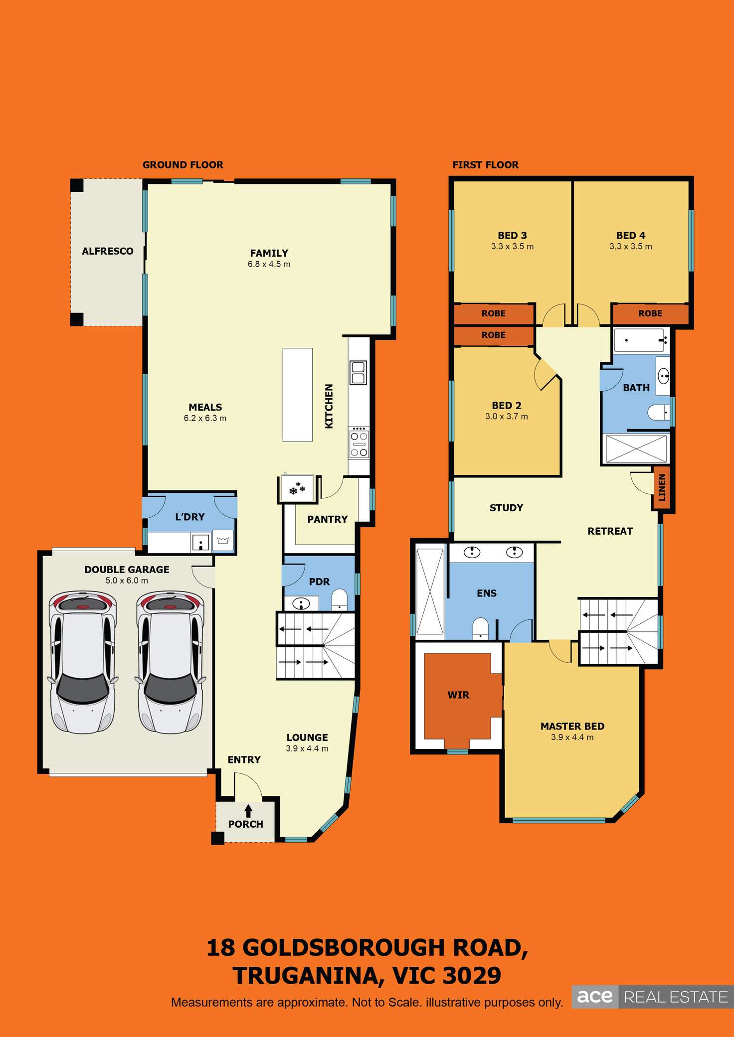 Floorplan of Homely house listing, 18 Goldsborough Road, Truganina VIC 3029