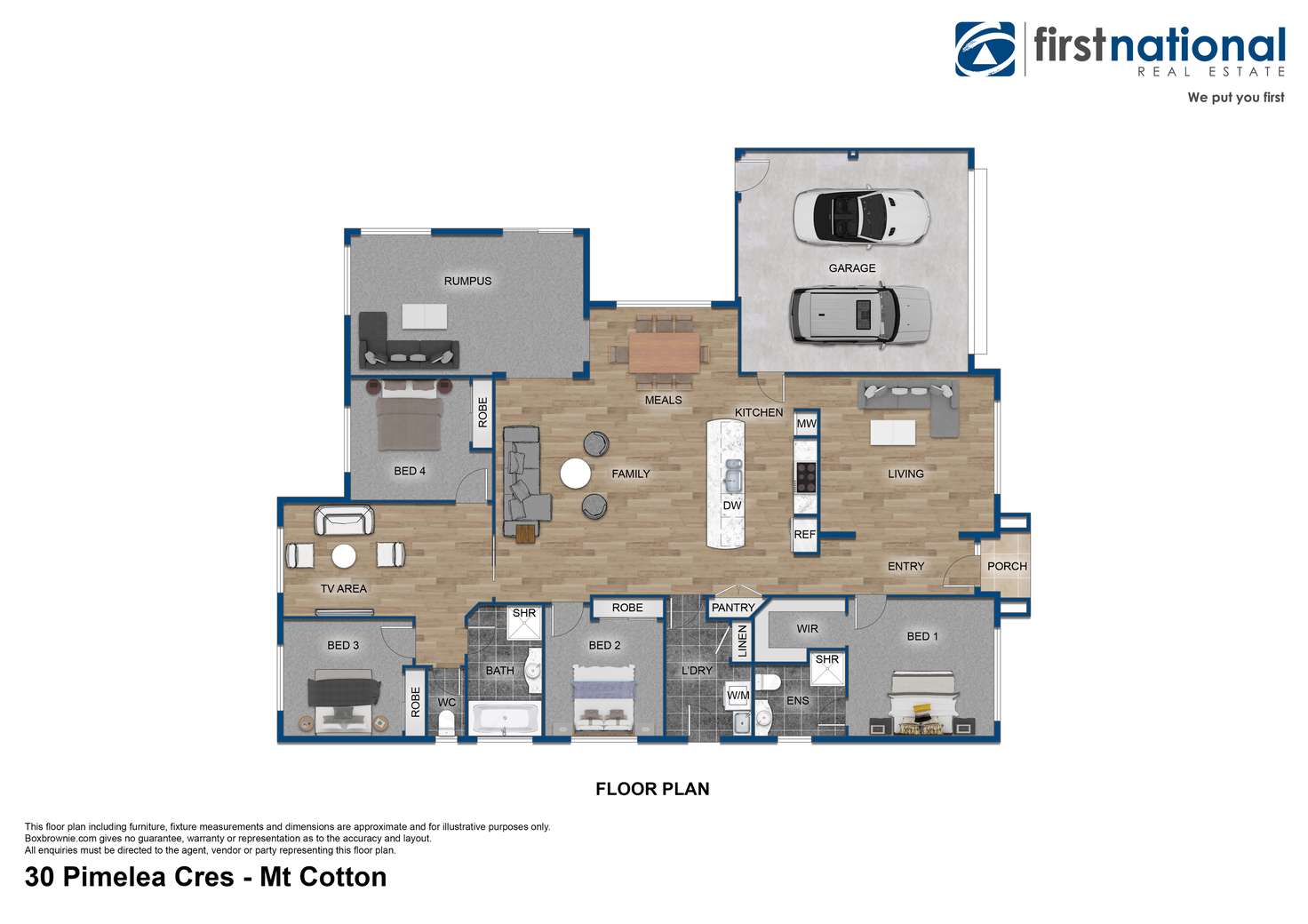 Floorplan of Homely house listing, 30 Pimelea Crescent, Mount Cotton QLD 4165