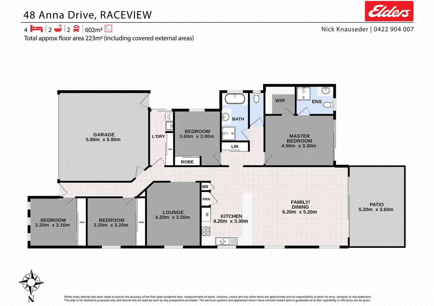 Floorplan of Homely house listing, 48 Anna Drive, Raceview QLD 4305
