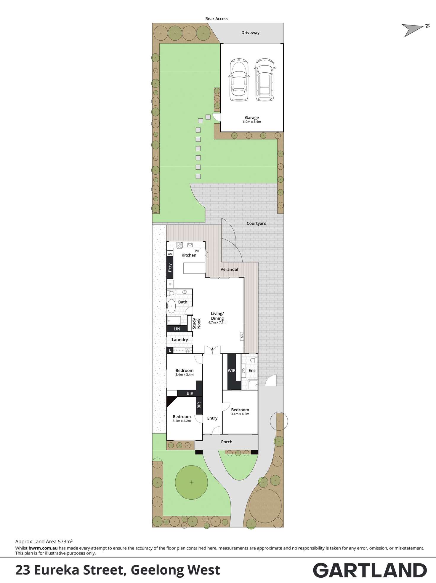 Floorplan of Homely house listing, 23 Eureka Street, Geelong West VIC 3218