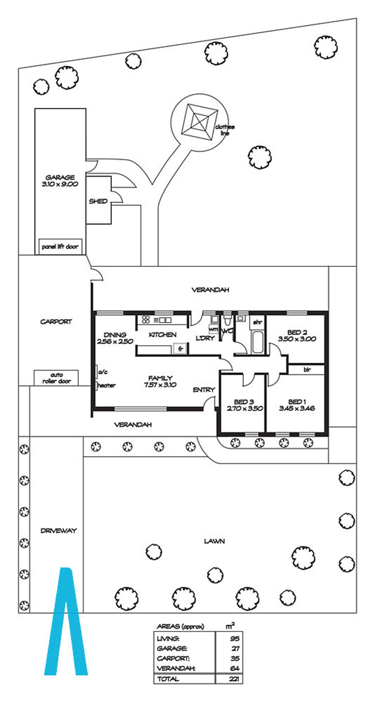 Floorplan of Homely house listing, 24 Coventry Road, Davoren Park SA 5113