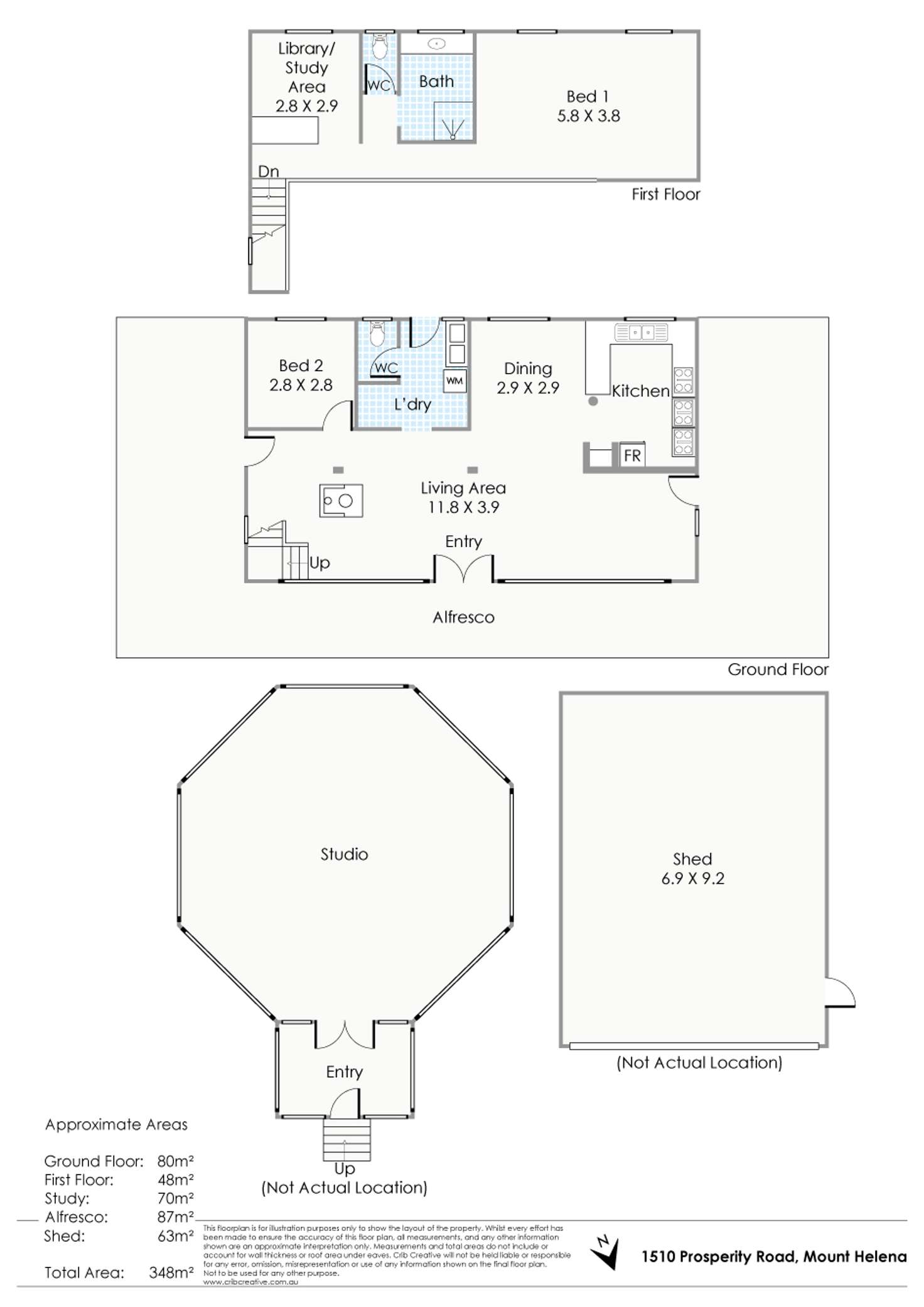 Floorplan of Homely house listing, 1510 Prosperity Road, Mount Helena WA 6082