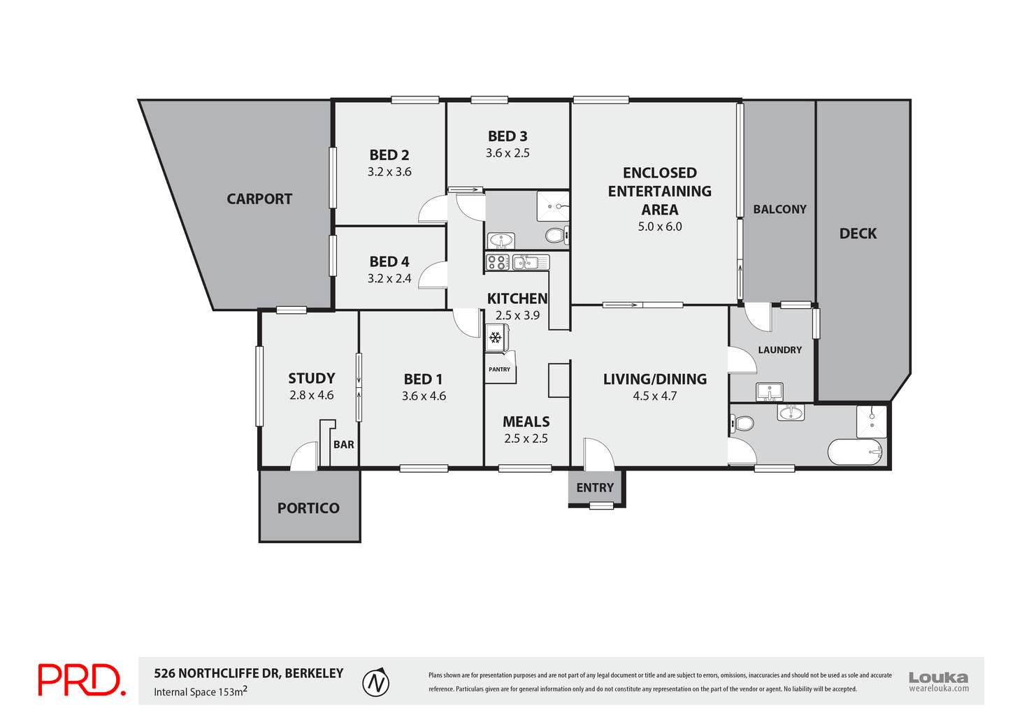 Floorplan of Homely house listing, 526 Northcliffe Drive, Berkeley NSW 2506