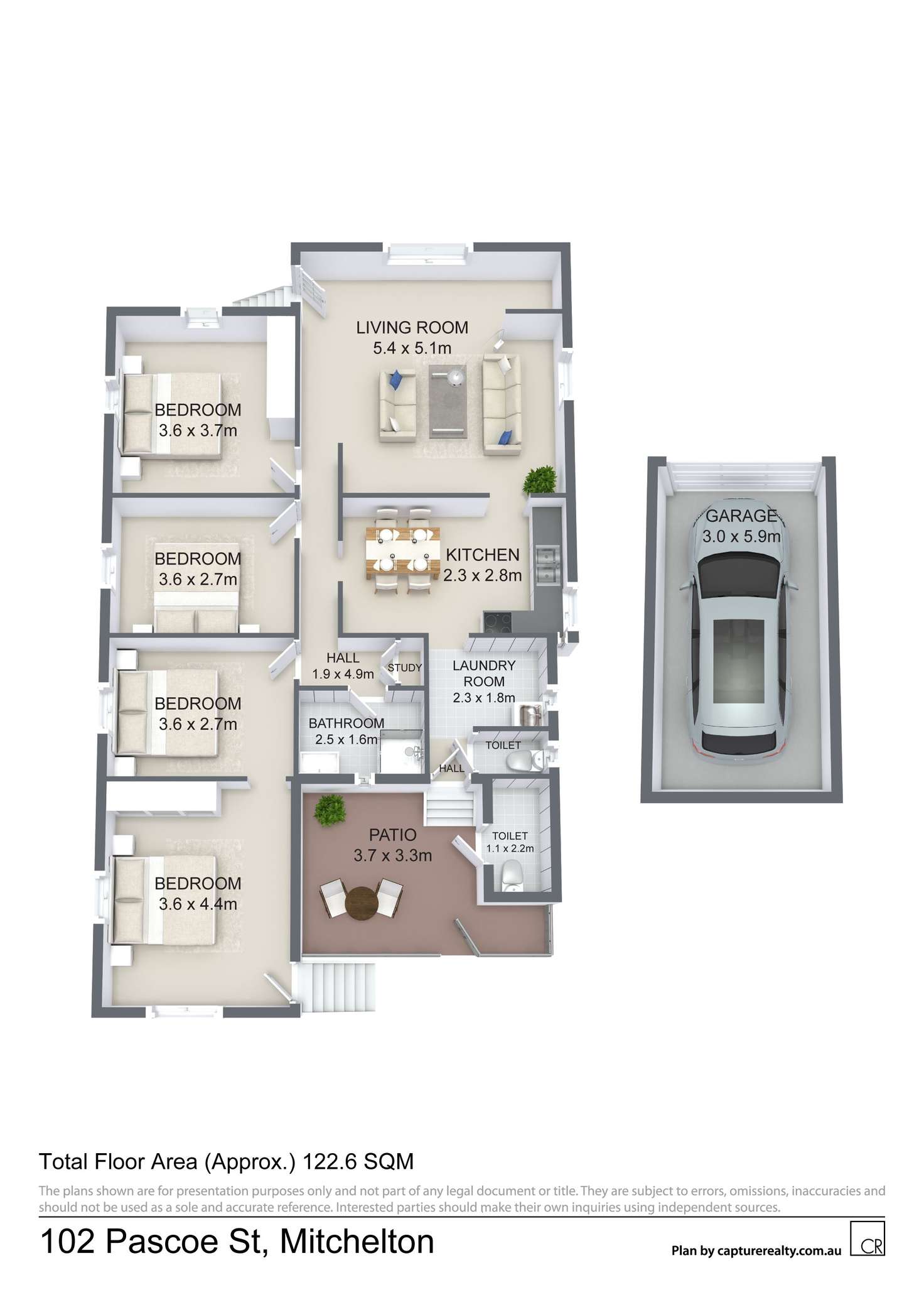 Floorplan of Homely house listing, 102 Pascoe Street, Mitchelton QLD 4053