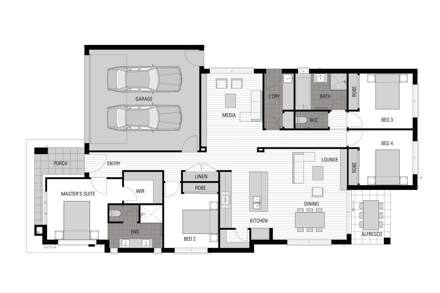 Floorplan of Homely house listing, 10 Resin Street, Ripley QLD 4306