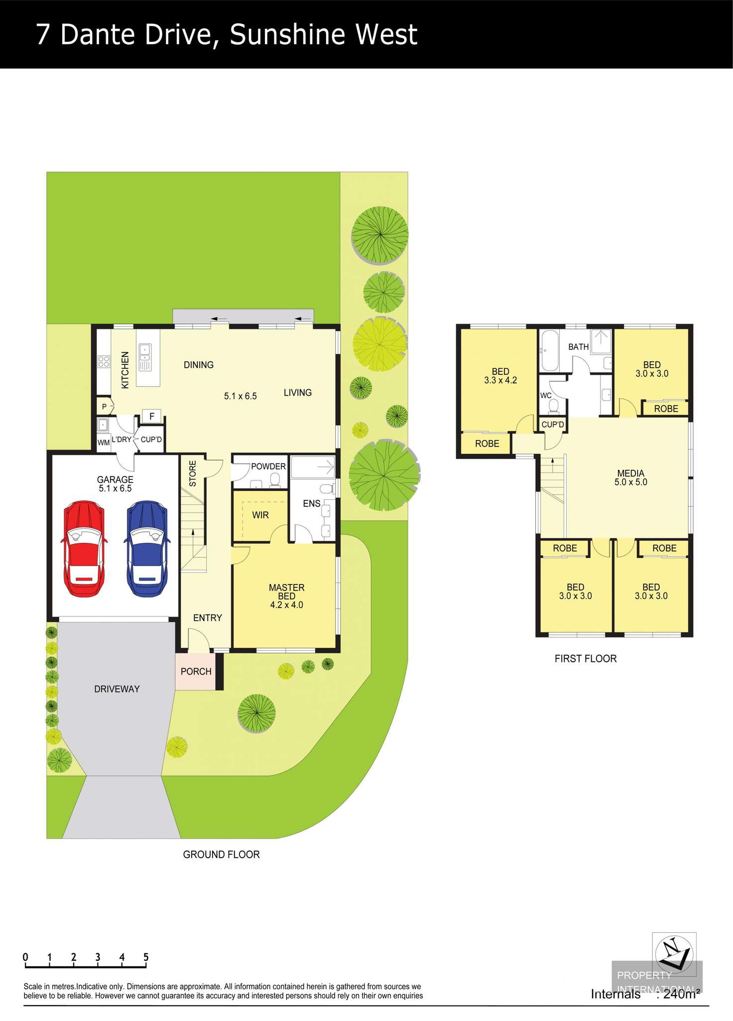 Floorplan of Homely house listing, 7 Dante Drive, Sunshine West VIC 3020