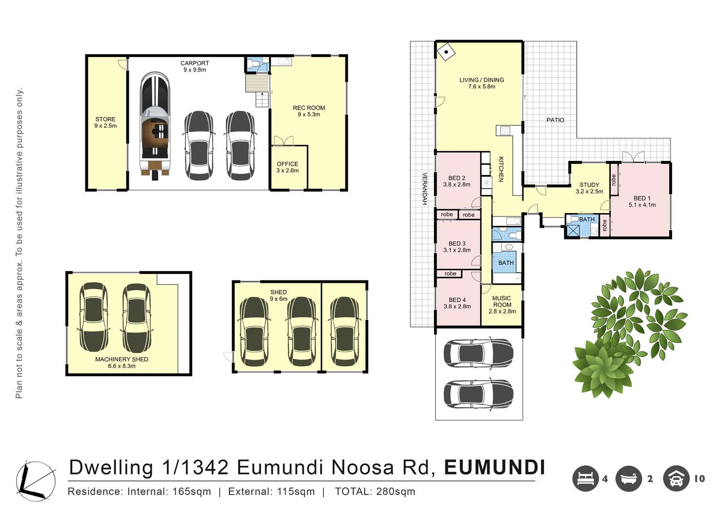 Floorplan of Homely house listing, 1342 Eumundi Noosa Road, Eumundi QLD 4562