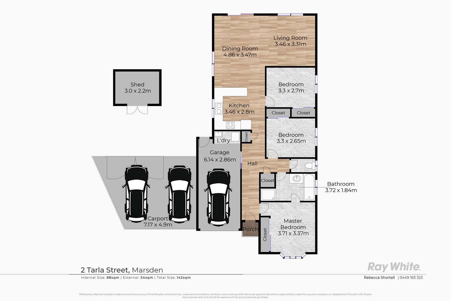 Floorplan of Homely house listing, 2 Tarla Street, Marsden QLD 4132