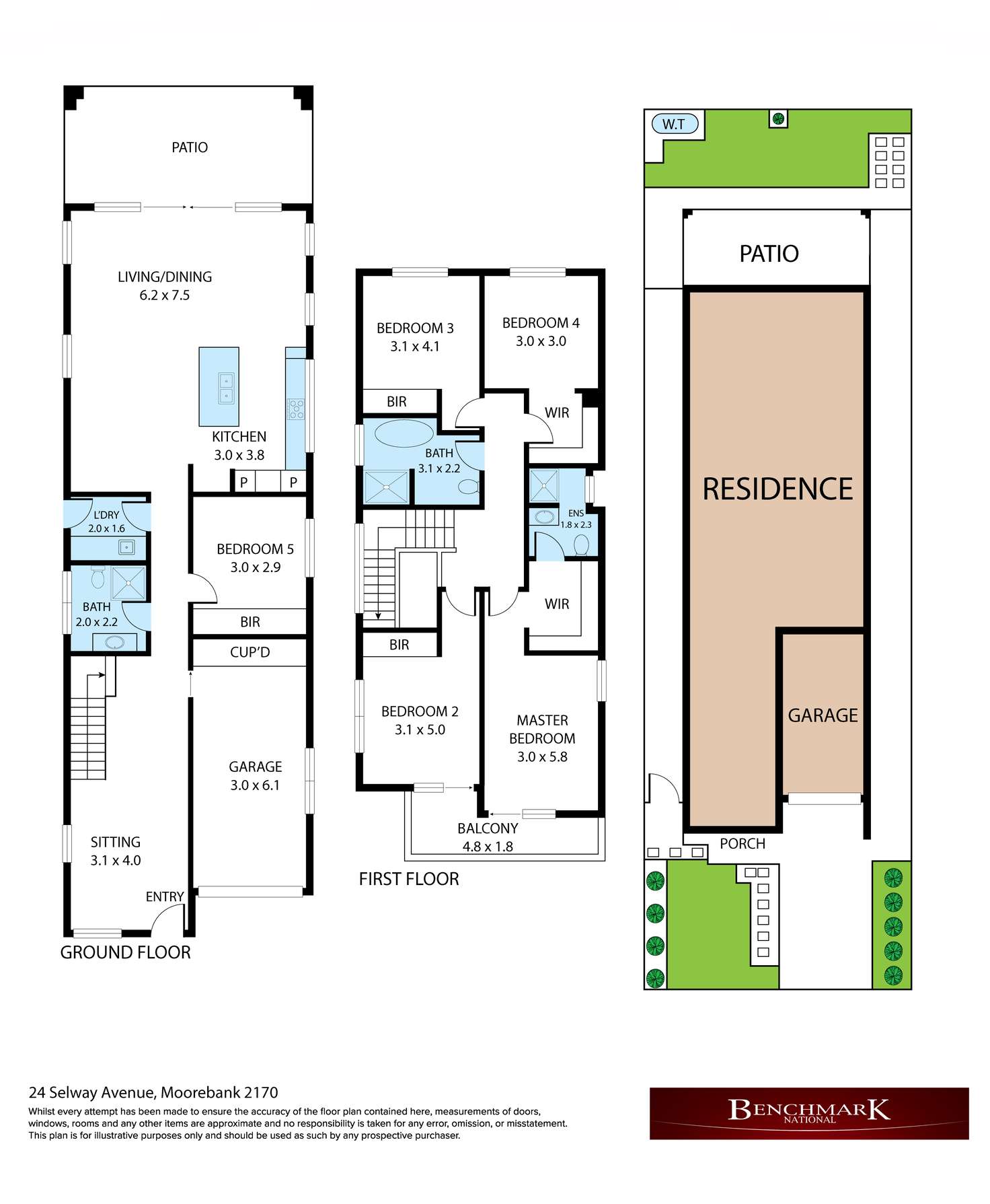 Floorplan of Homely house listing, 24 Selway Avenue, Moorebank NSW 2170