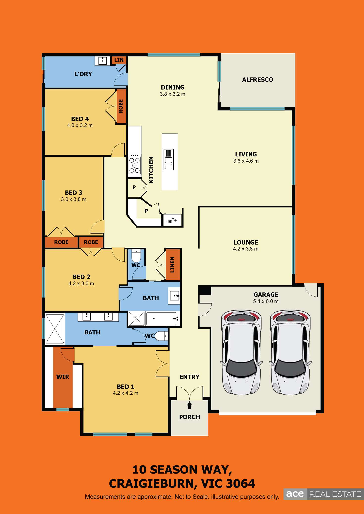 Floorplan of Homely house listing, 10 Seasons Way, Craigieburn VIC 3064