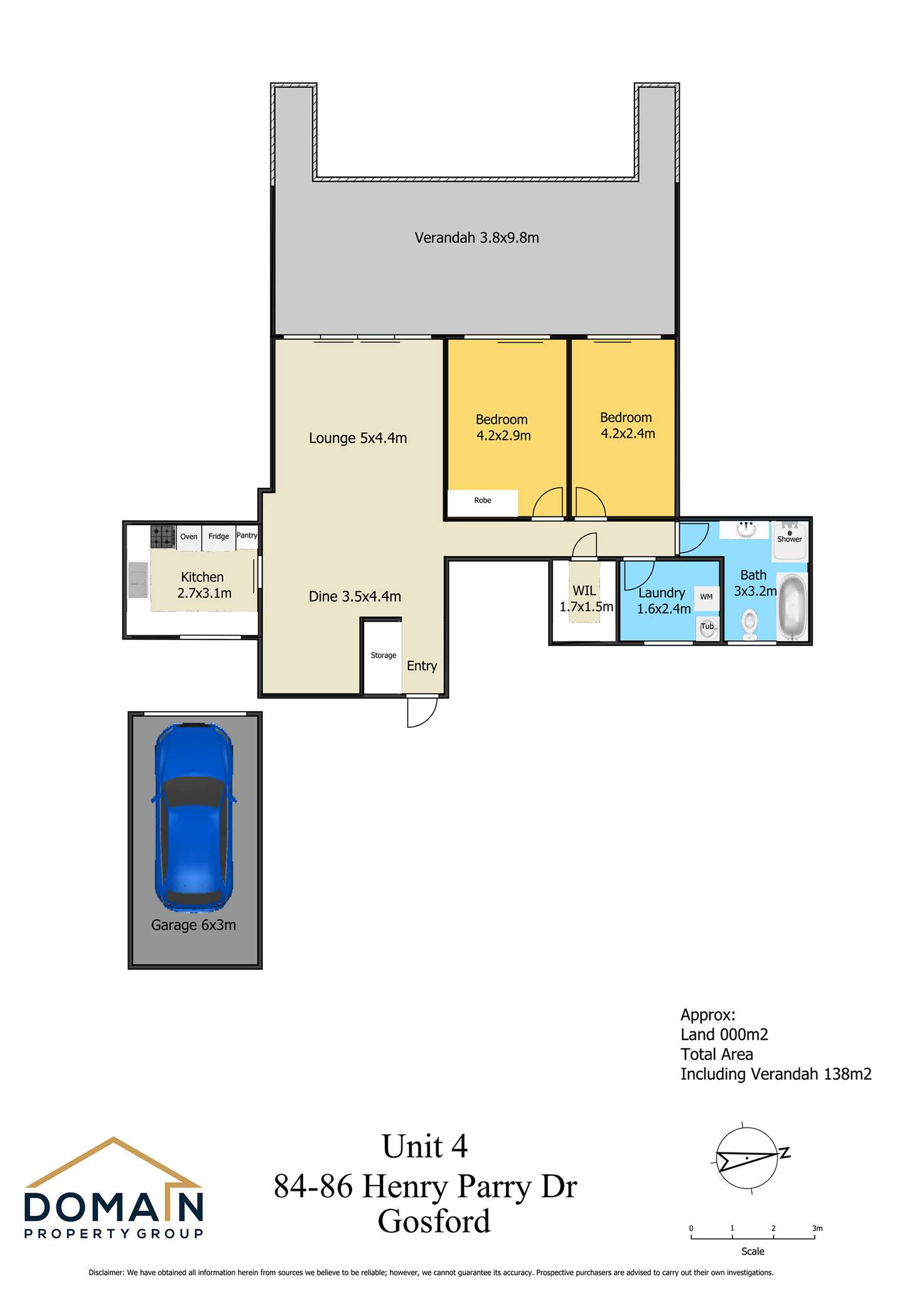 Floorplan of Homely apartment listing, 4/84-86 Henry Parry Drive, Gosford NSW 2250