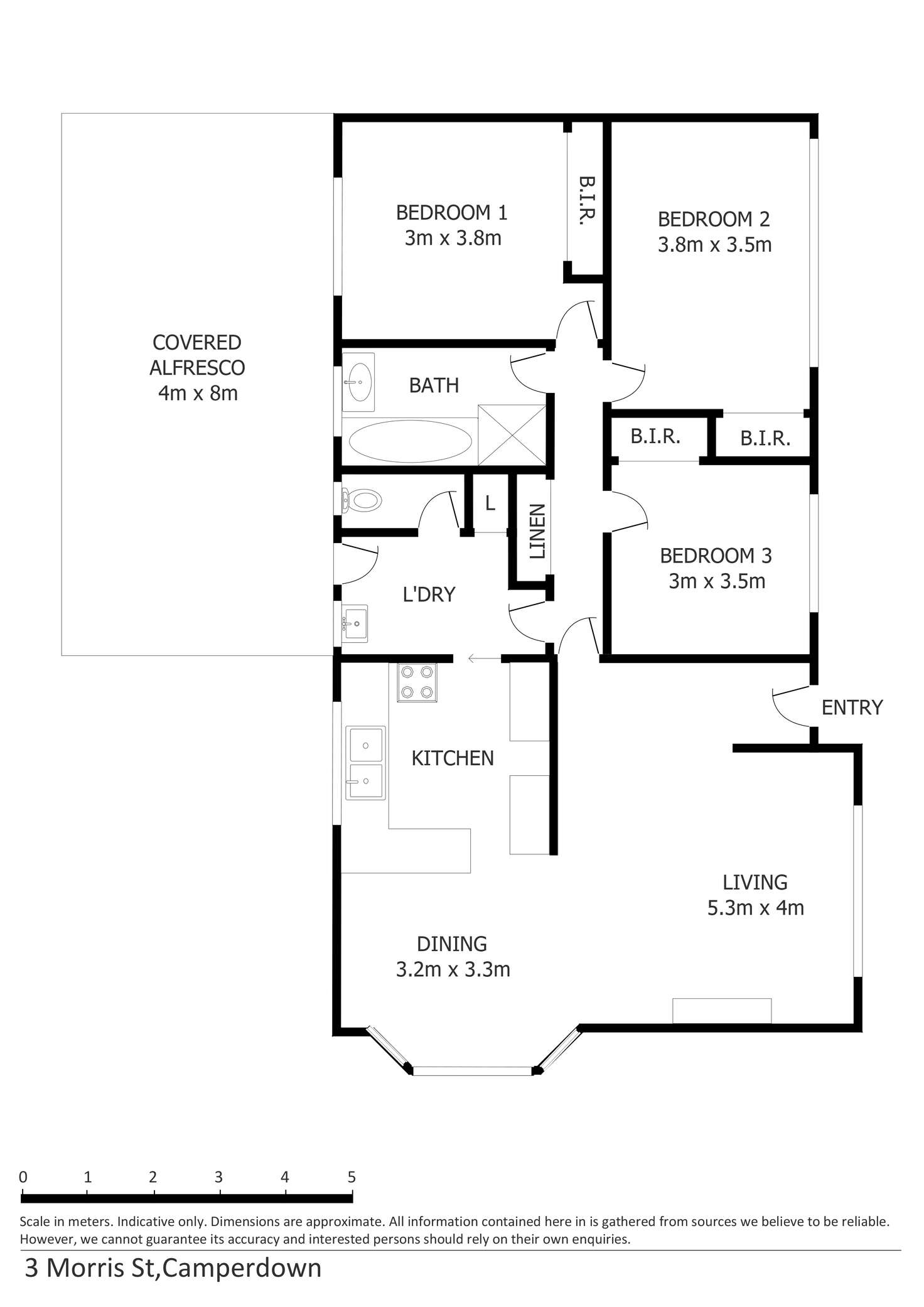 Floorplan of Homely house listing, 3 Morris Street, Camperdown VIC 3260