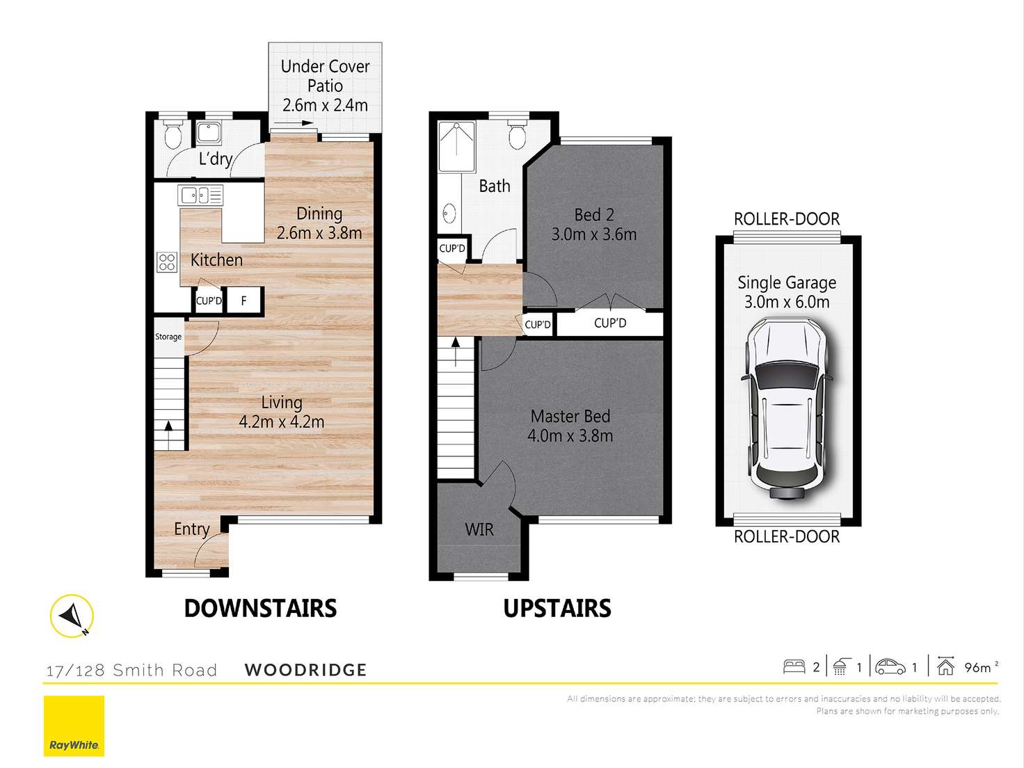 Floorplan of Homely townhouse listing, 17/128 Smith Road, Woodridge QLD 4114