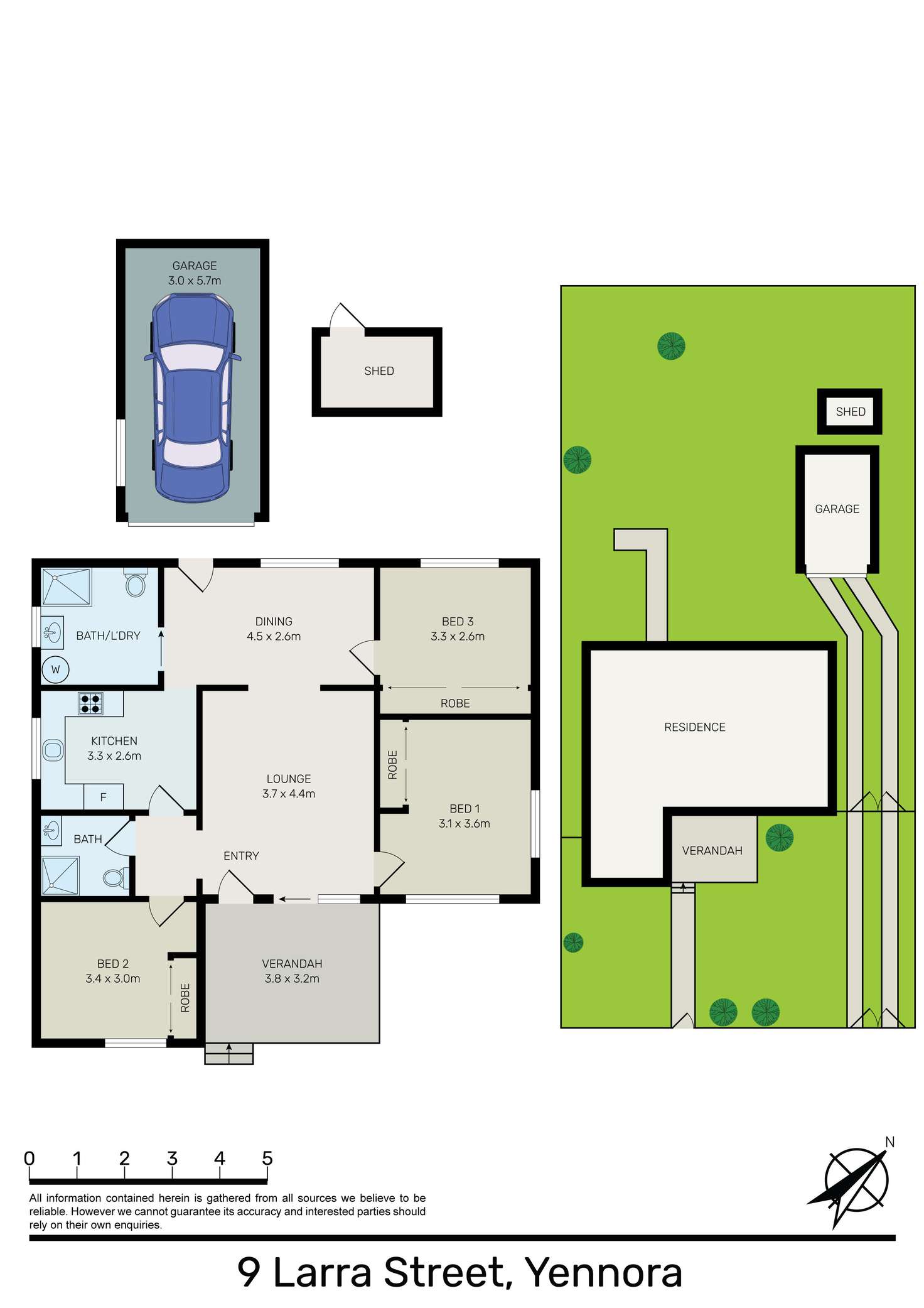 Floorplan of Homely house listing, 9 Larra Street, Yennora NSW 2161