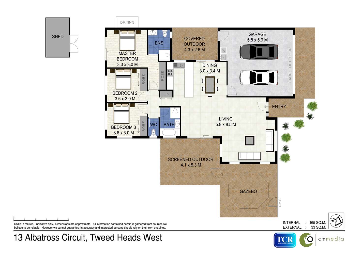 Floorplan of Homely house listing, 13 Albatross Circuit, Tweed Heads West NSW 2485