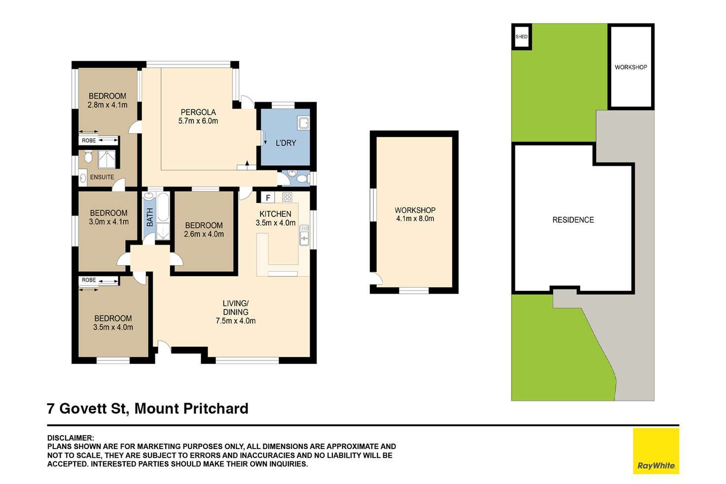 Floorplan of Homely house listing, 7 Govett Street, Mount Pritchard NSW 2170