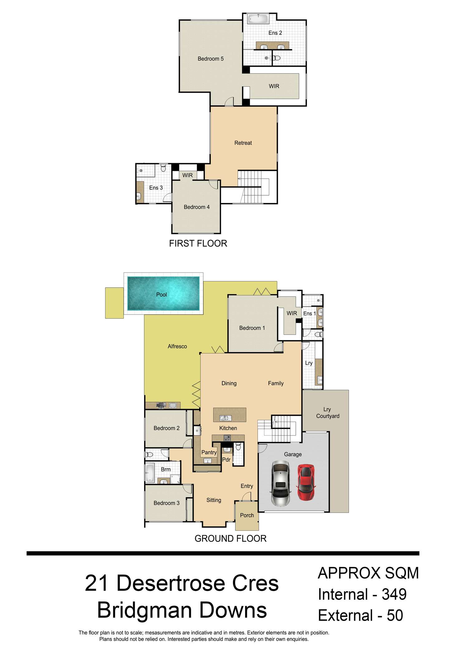 Floorplan of Homely house listing, 21 Desertrose Crescent, Bridgeman Downs QLD 4035