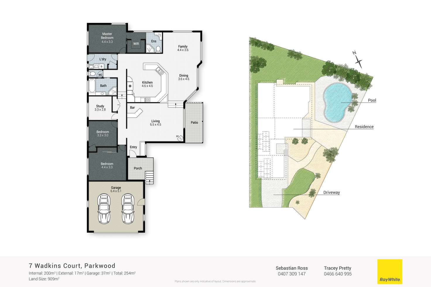 Floorplan of Homely house listing, 7 Wadkins Court, Parkwood QLD 4214