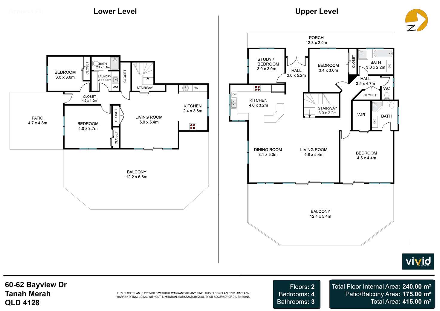 Floorplan of Homely house listing, 60-62 Bayview Drive, Tanah Merah QLD 4128