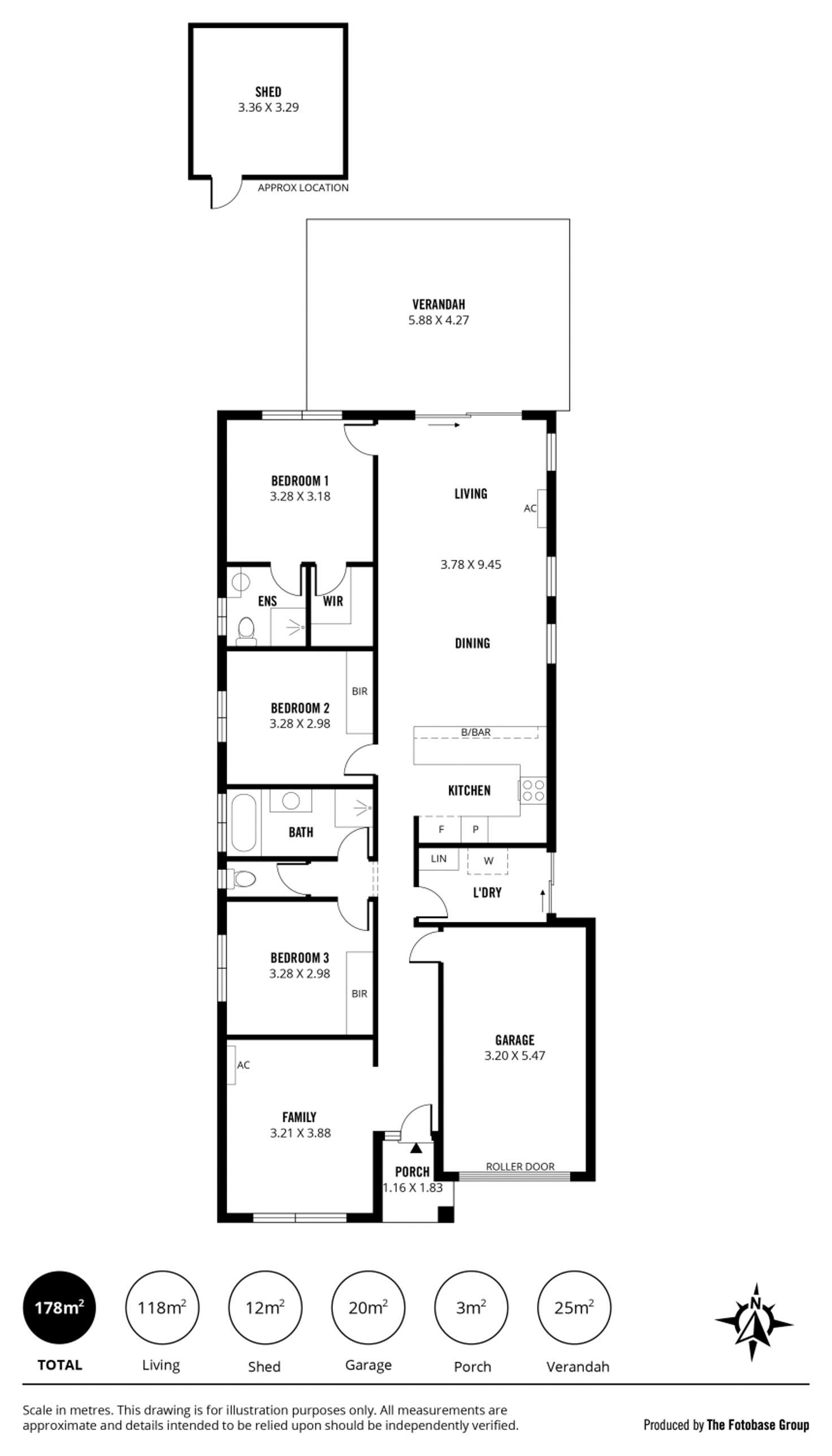 Floorplan of Homely house listing, 8 Burra Street, Andrews Farm SA 5114