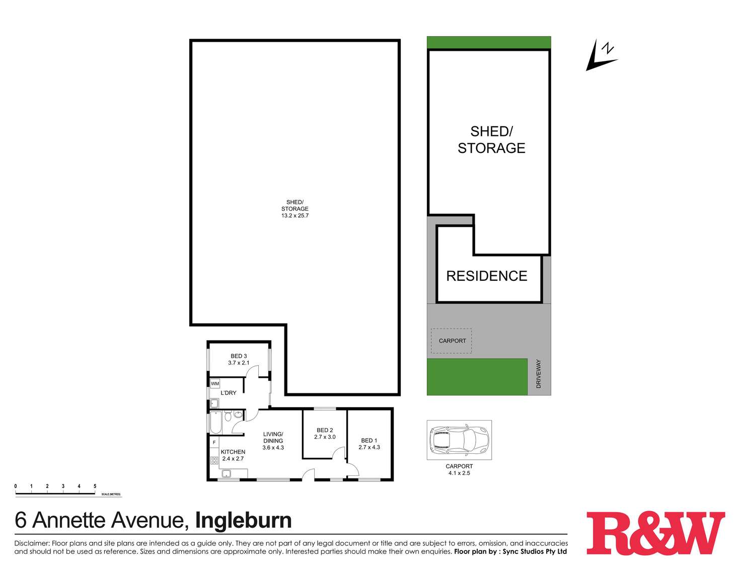 Floorplan of Homely house listing, 6 Annette Avenue, Ingleburn NSW 2565