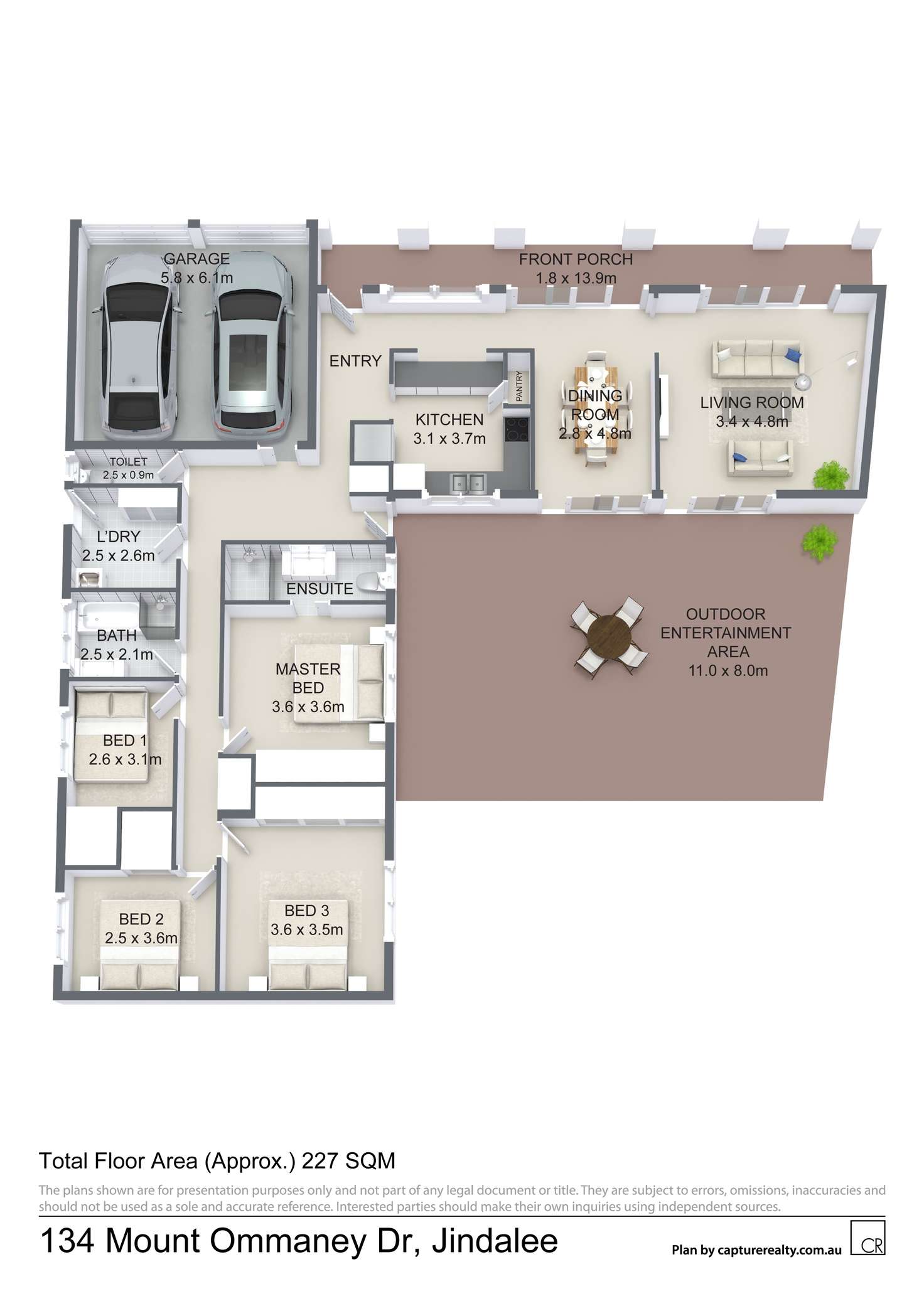 Floorplan of Homely house listing, 134 Mount Ommaney Drive, Jindalee QLD 4074