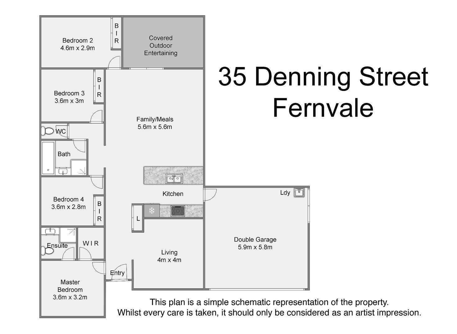 Floorplan of Homely house listing, 35 Denning Street, Fernvale QLD 4306