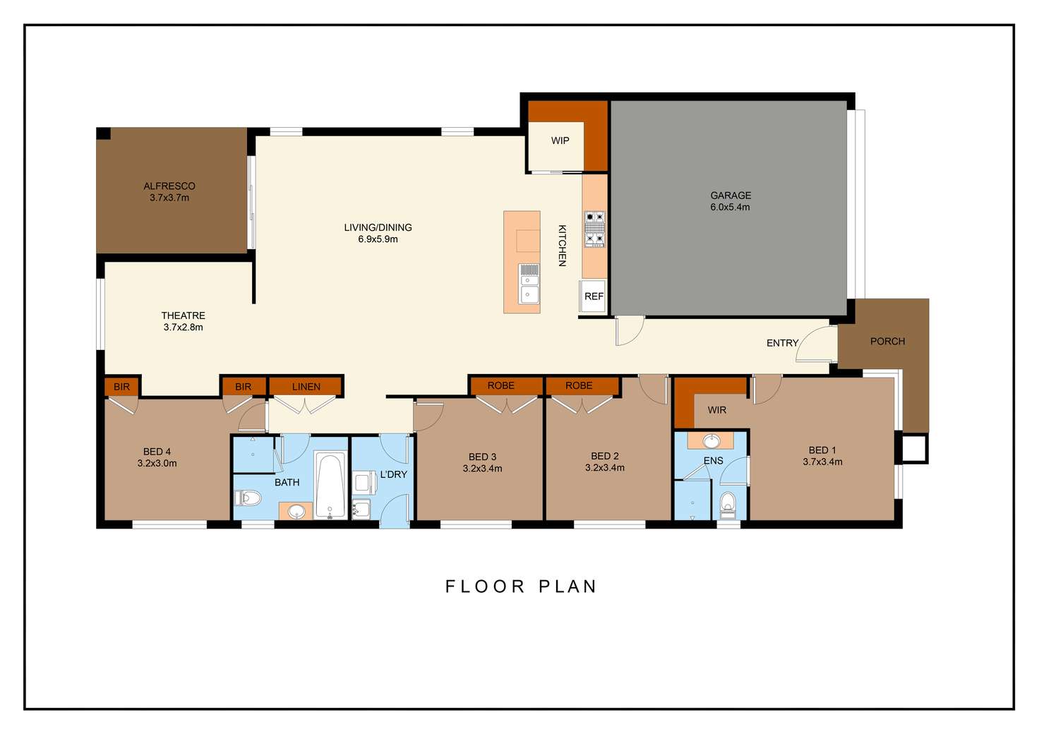 Floorplan of Homely house listing, 15 Caballo Street, Gledswood Hills NSW 2557