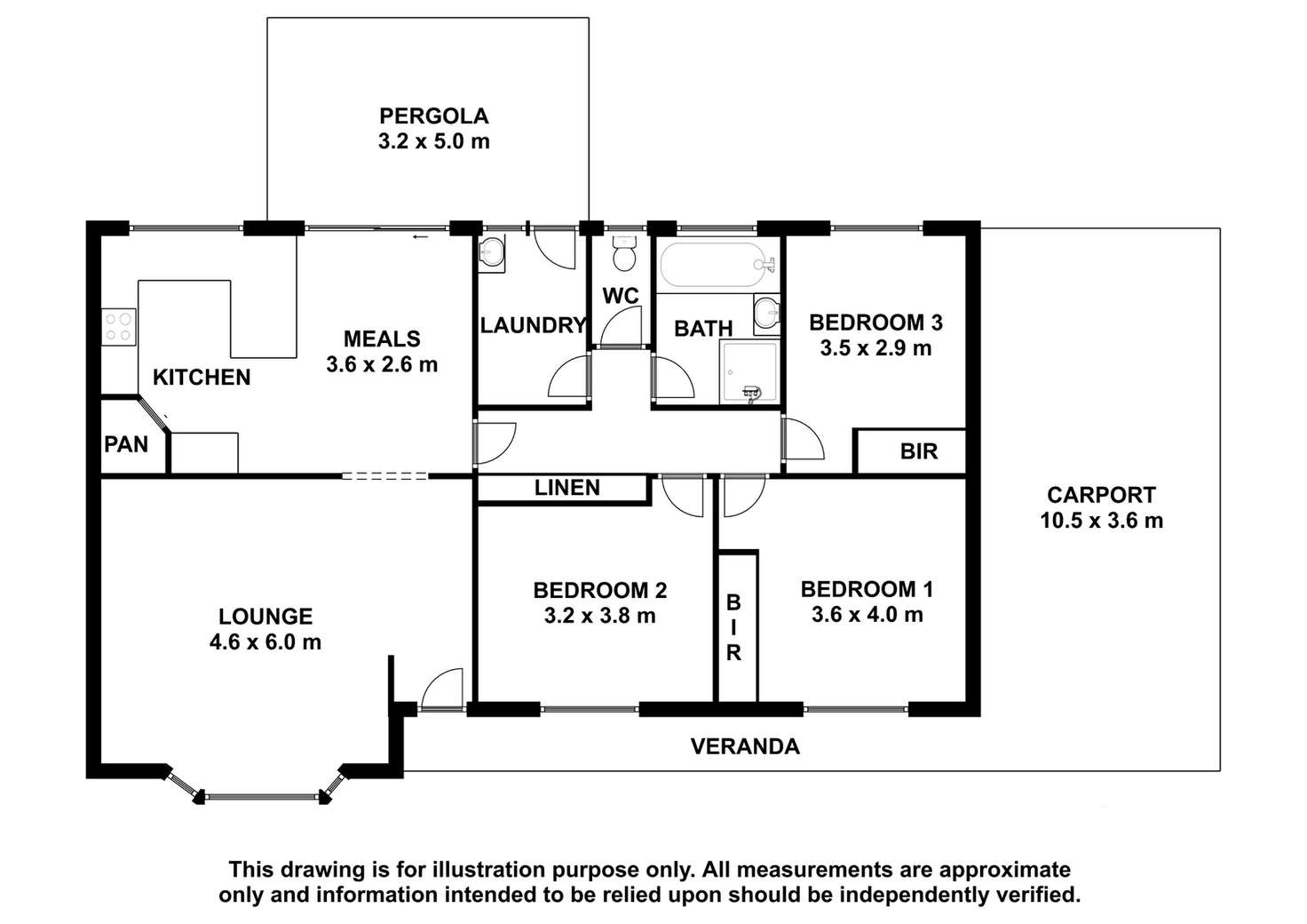 Floorplan of Homely house listing, 4 Shalamar Crescent, Mount Gambier SA 5290