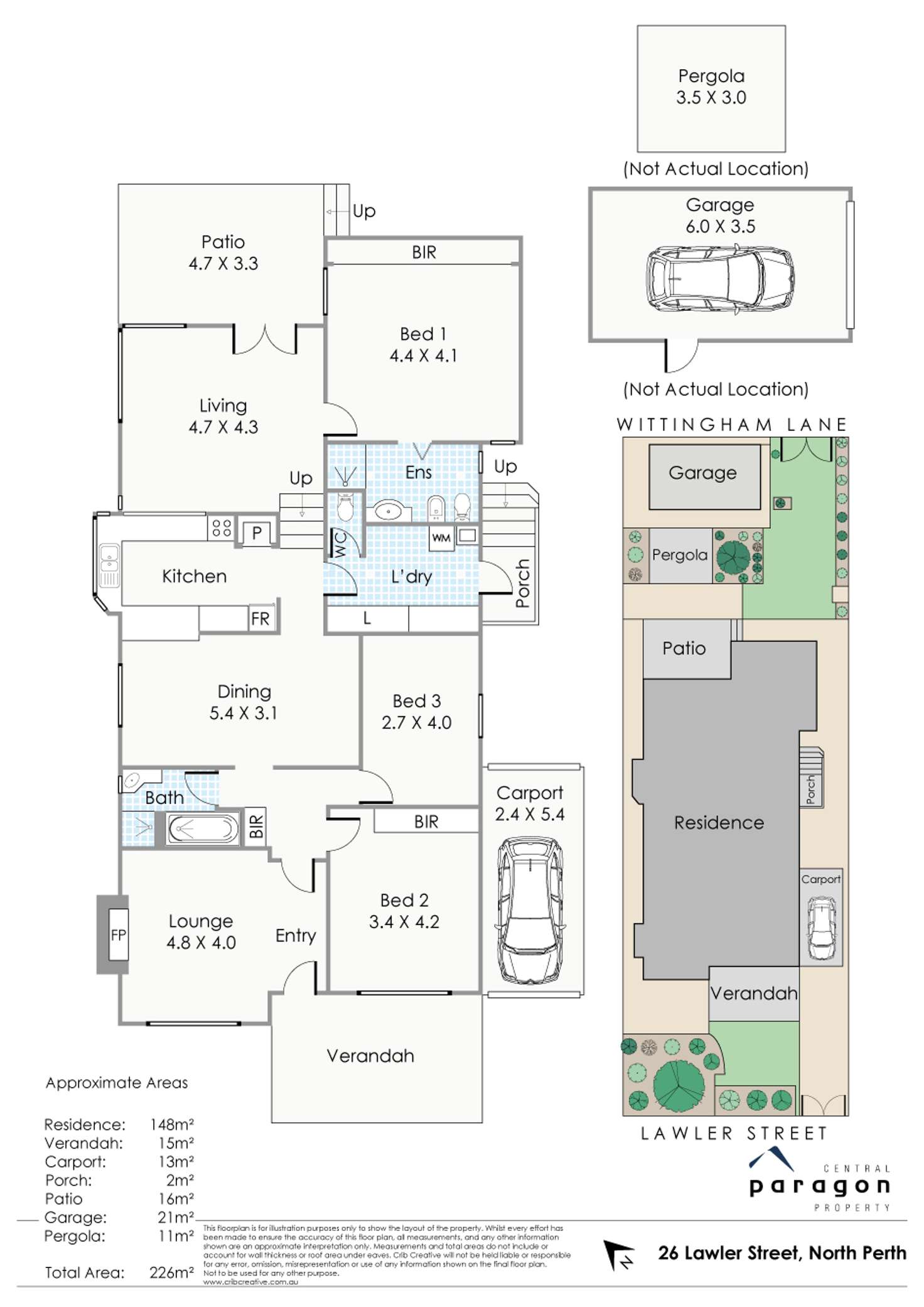 Floorplan of Homely house listing, 26 Lawler Street, North Perth WA 6006