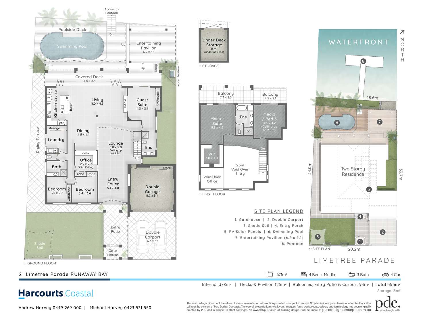 Floorplan of Homely house listing, 21 Limetree Parade, Runaway Bay QLD 4216