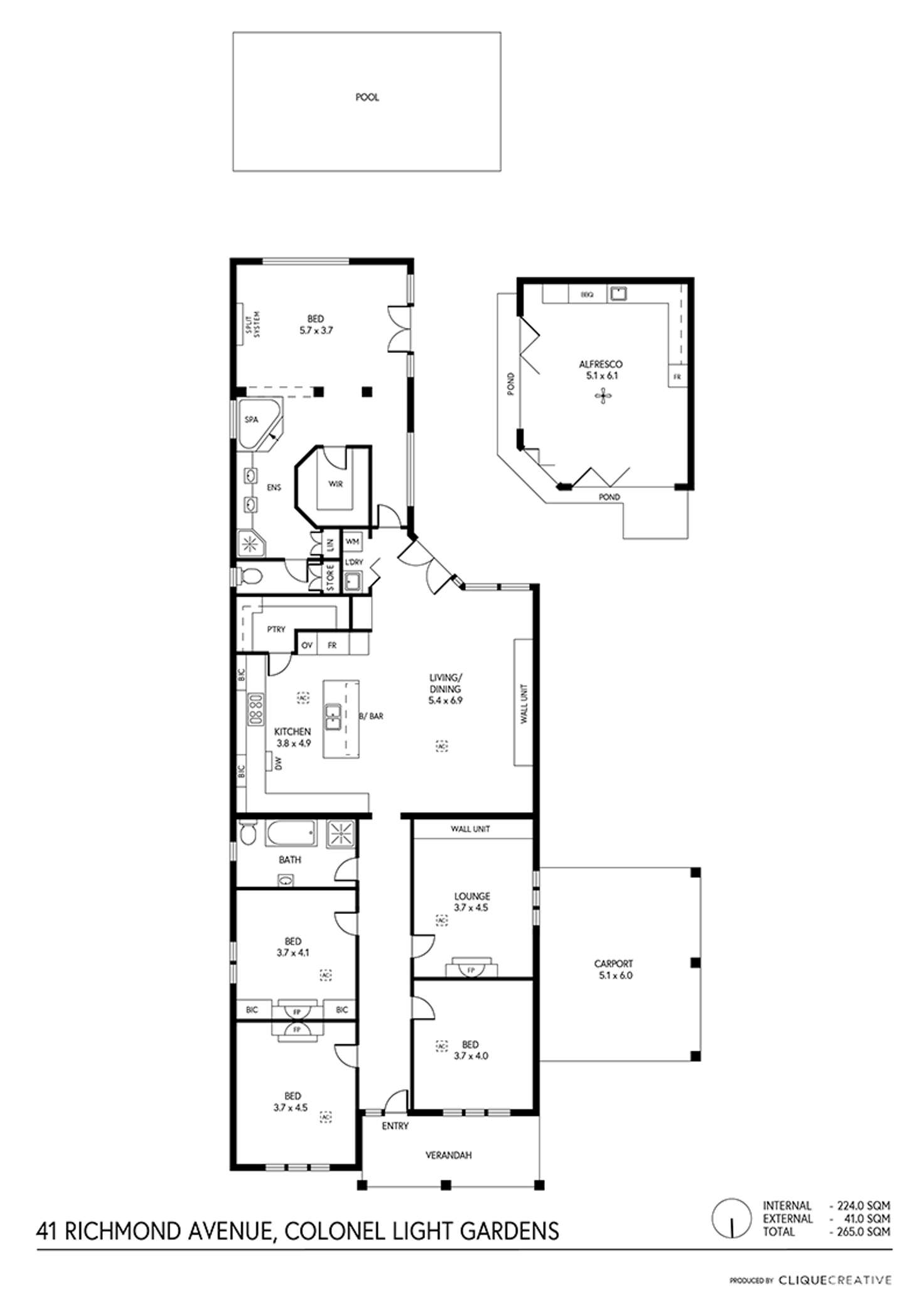 Floorplan of Homely house listing, 41 Richmond Avenue, Colonel Light Gardens SA 5041