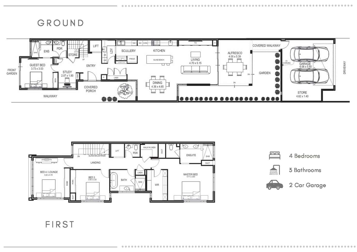 Floorplan of Homely house listing, 71A Bay View Terrace, Claremont WA 6010