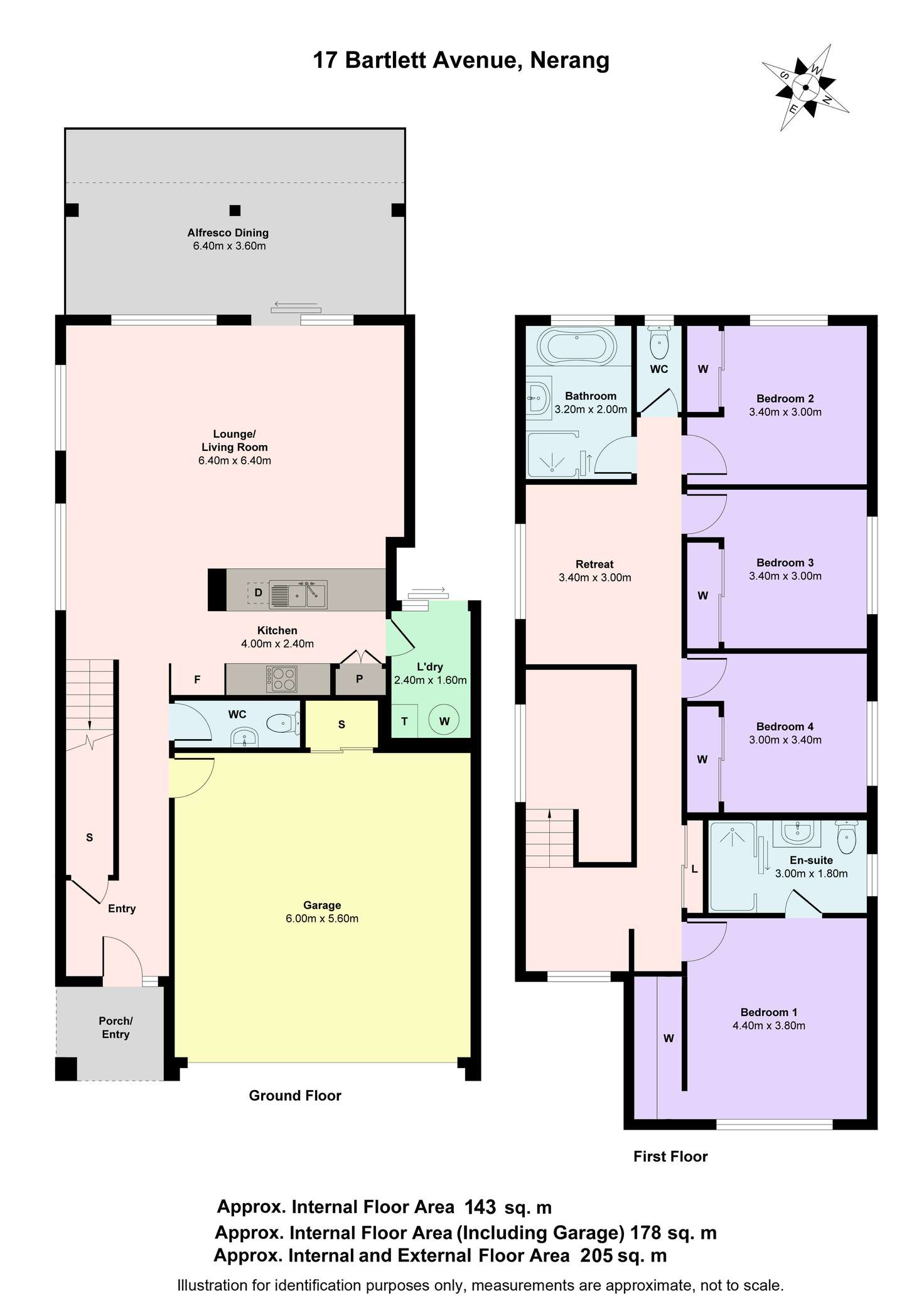 Floorplan of Homely house listing, 17 Bartlett Avenue, Nerang QLD 4211