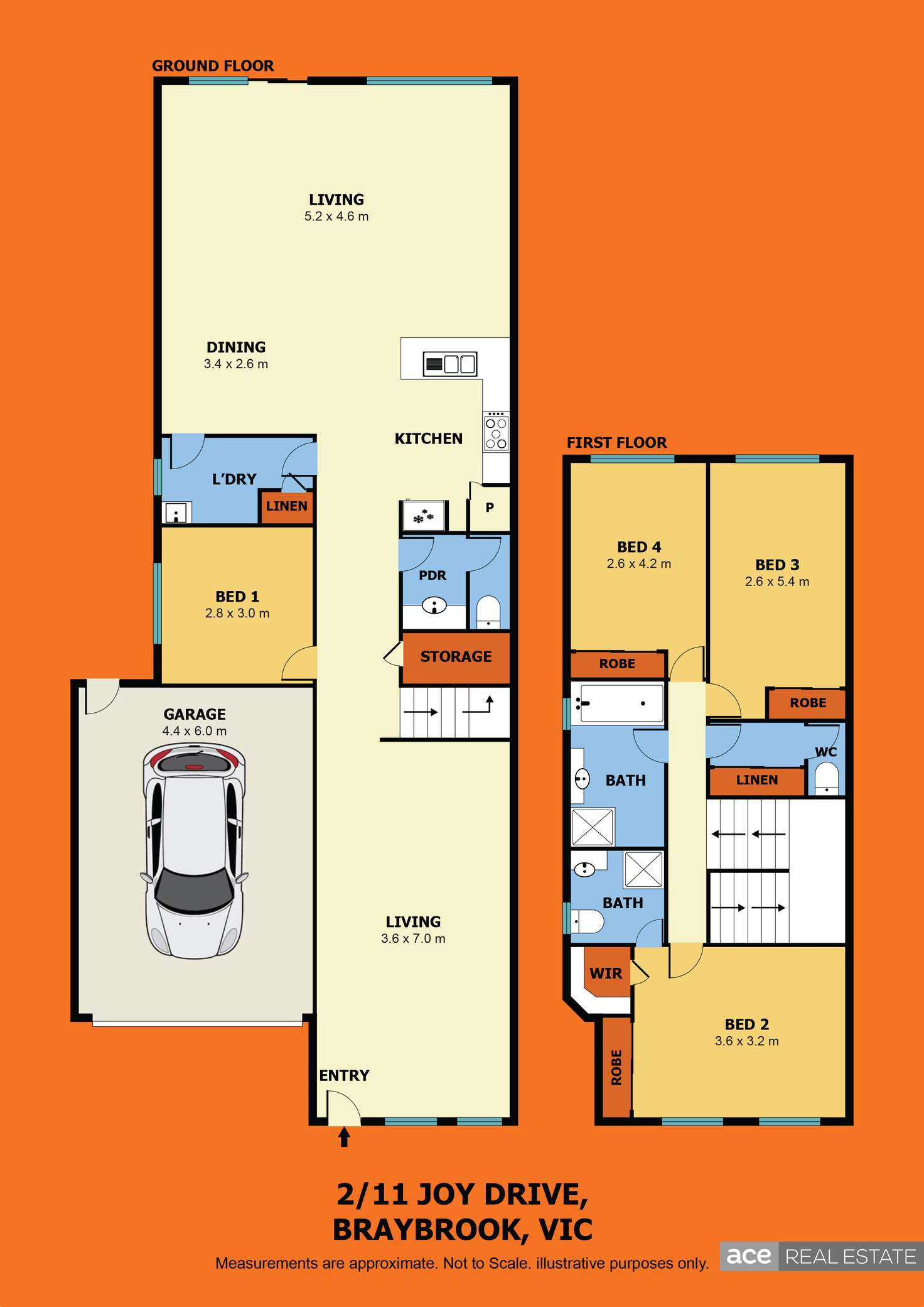 Floorplan of Homely townhouse listing, Address available on request