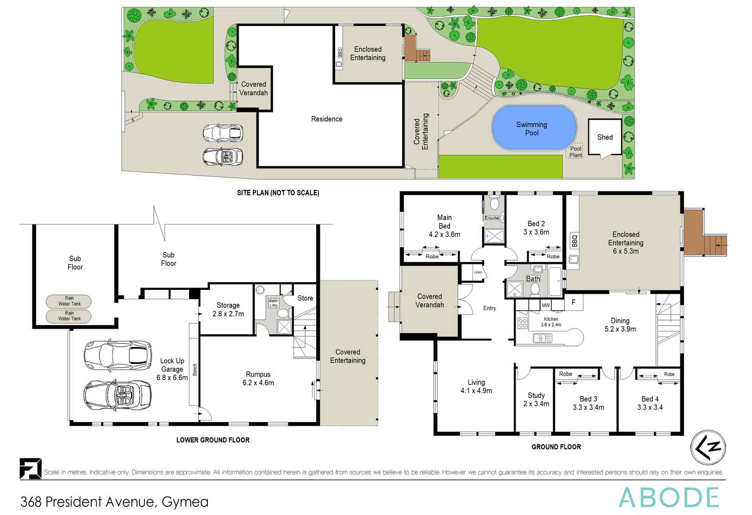 Floorplan of Homely house listing, 368 President Ave, Gymea NSW 2227