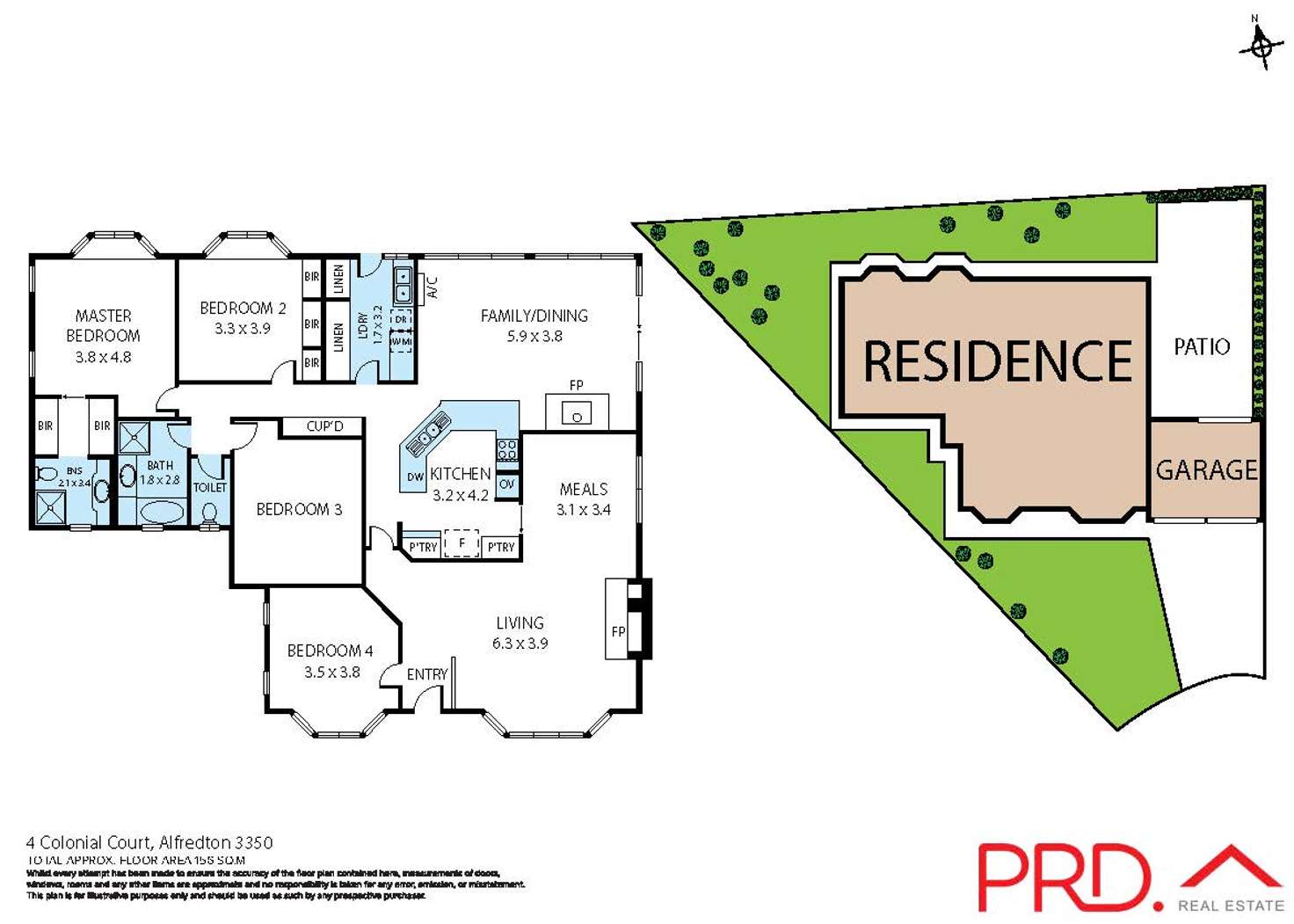 Floorplan of Homely house listing, 4 Colonial Court, Alfredton VIC 3350