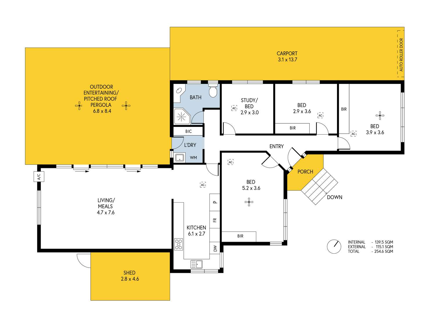 Floorplan of Homely house listing, 34 Knightsbridge Avenue, Valley View SA 5093