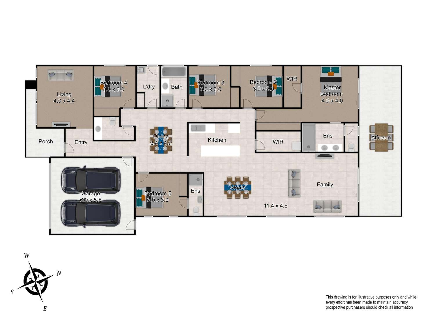 Floorplan of Homely house listing, 18 Monica Way, Beaconsfield VIC 3807