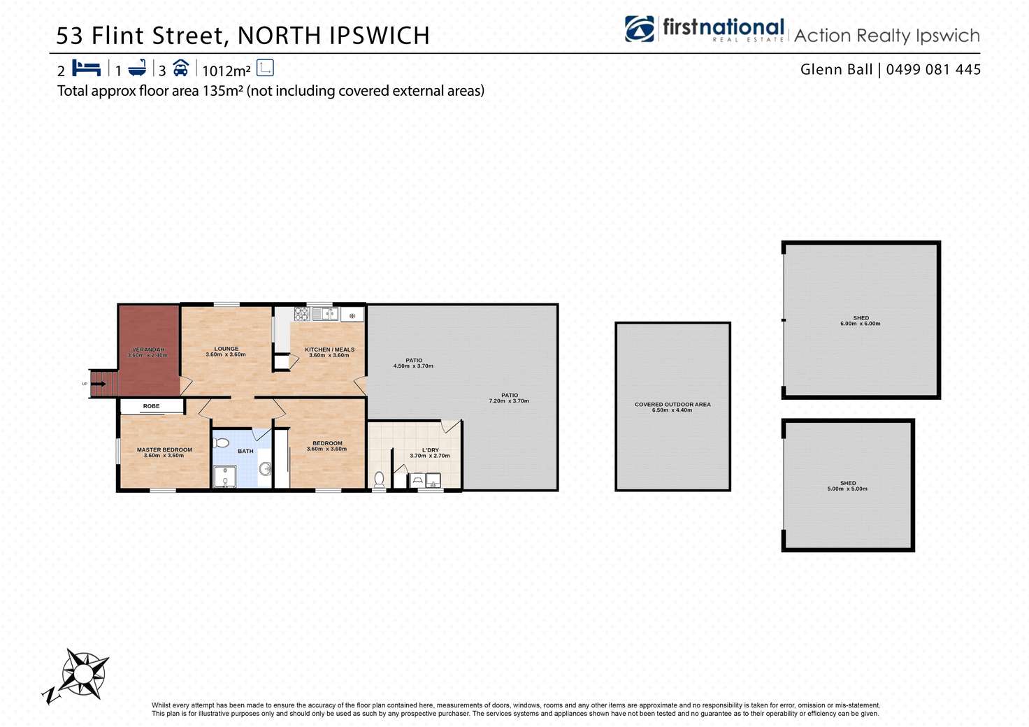 Floorplan of Homely house listing, 53 Flint Street, North Ipswich QLD 4305