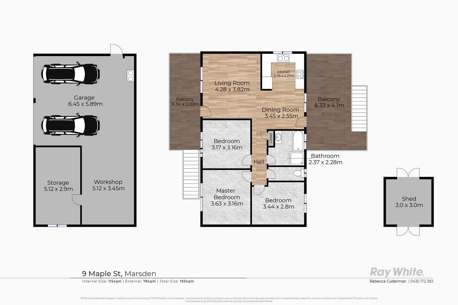 Floorplan of Homely house listing, 9 Maple Street, Marsden QLD 4132