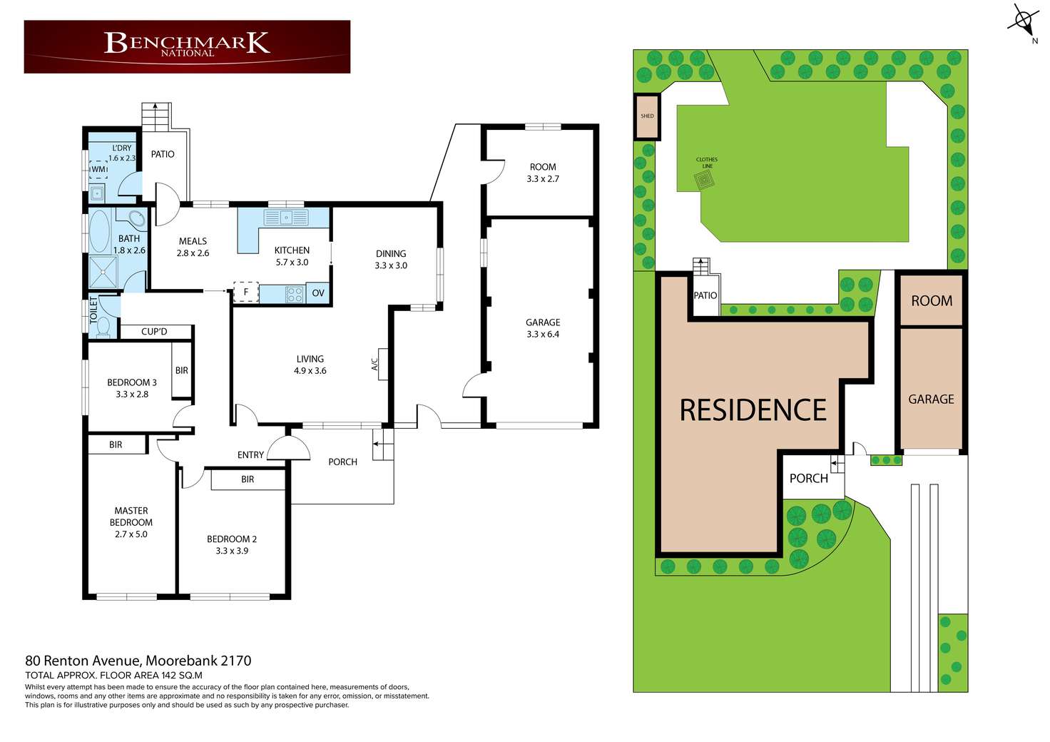 Floorplan of Homely house listing, 80 Renton Avenue, Moorebank NSW 2170