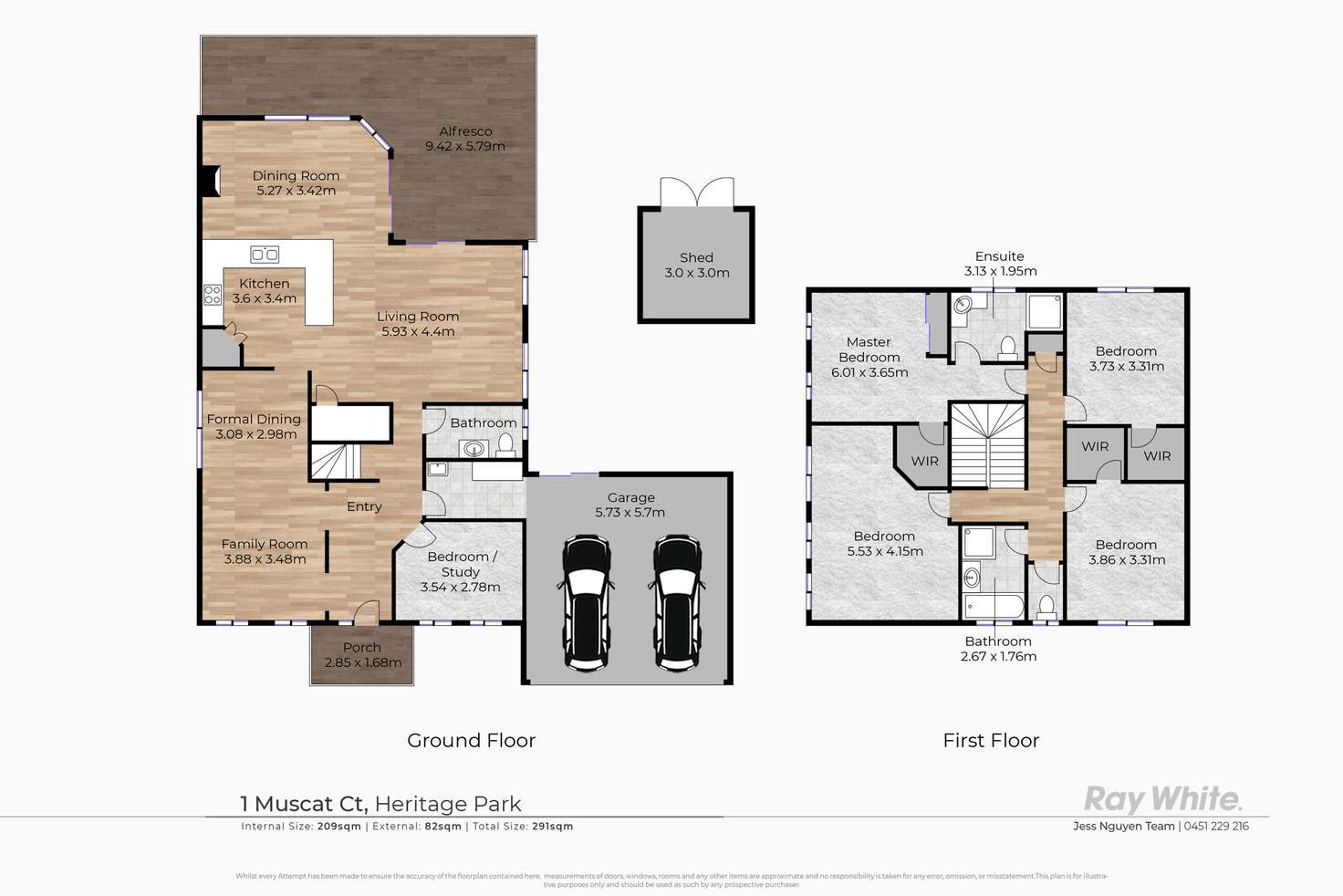 Floorplan of Homely house listing, 1 Muscat Court, Heritage Park QLD 4118