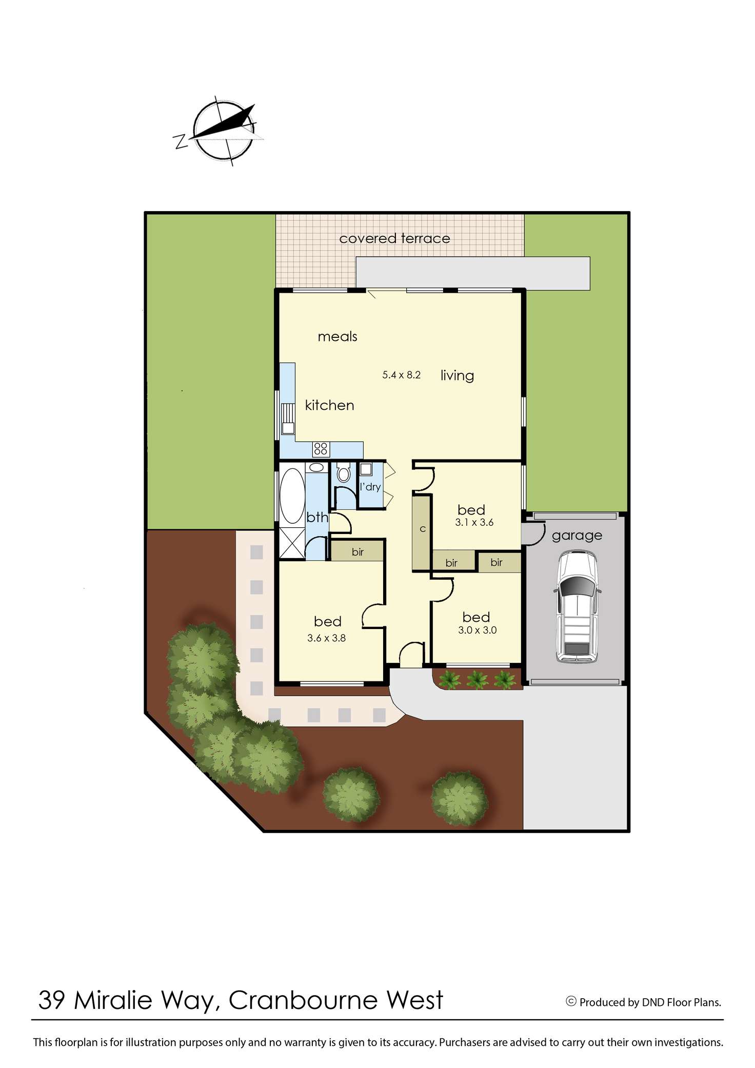 Floorplan of Homely house listing, 39 Miralie Way, Cranbourne West VIC 3977